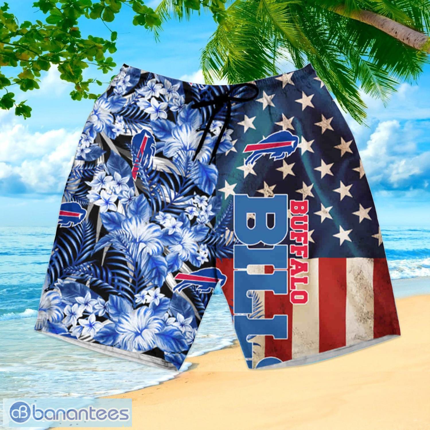 Buffalo Bills Retro Aop Hawaiian Shirt And Shorts Happy Summer Gift For  Fans - Banantees