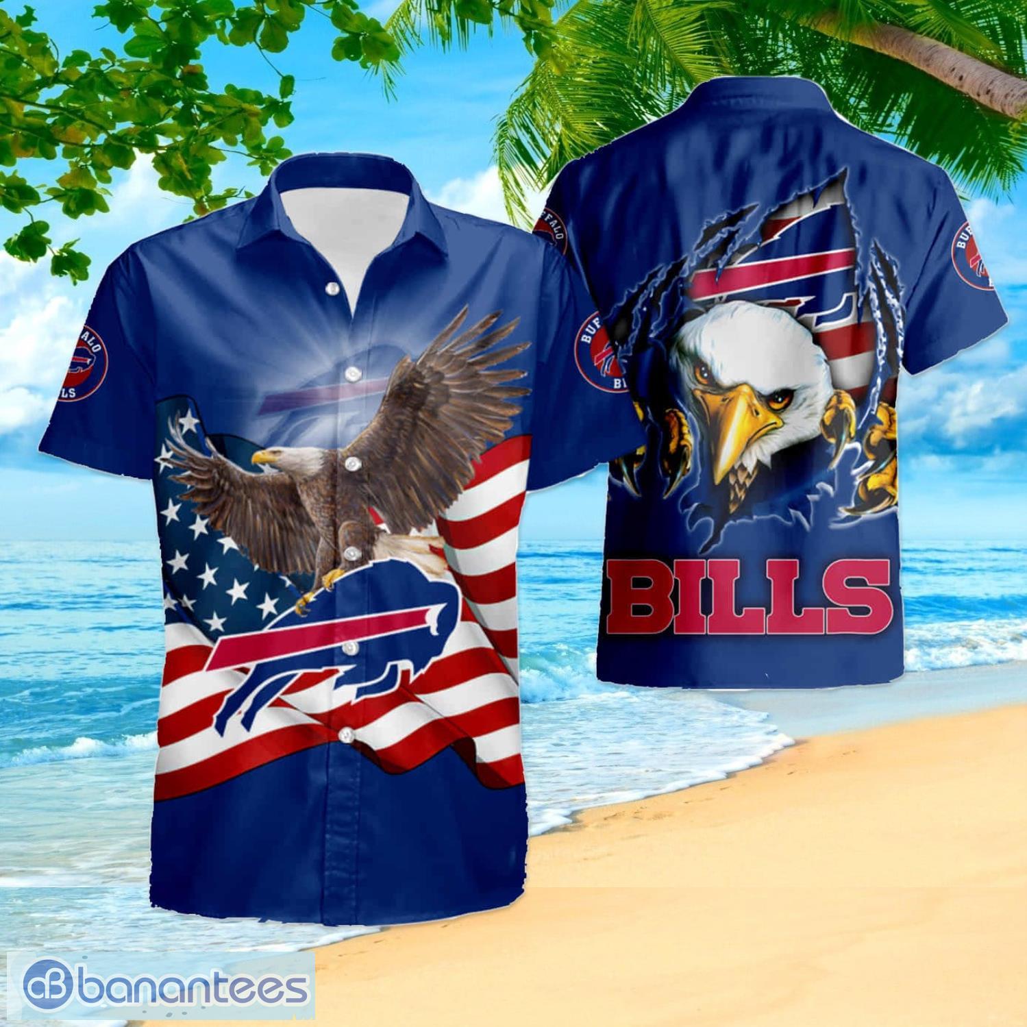 Buffalo Bills Nfl Summer Summer Gift Hawaiian Shirt And Shorts - Banantees