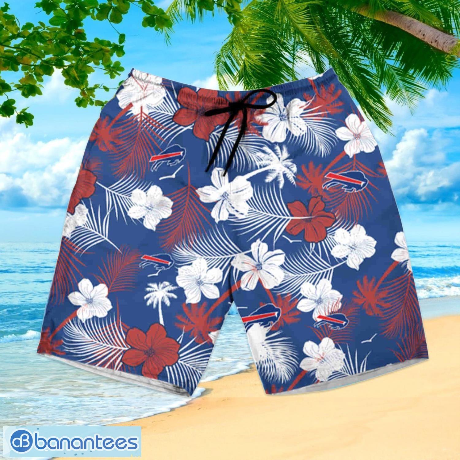 Buffalo Bills Summer Floral Hawaiian Shorts Gift For Fans