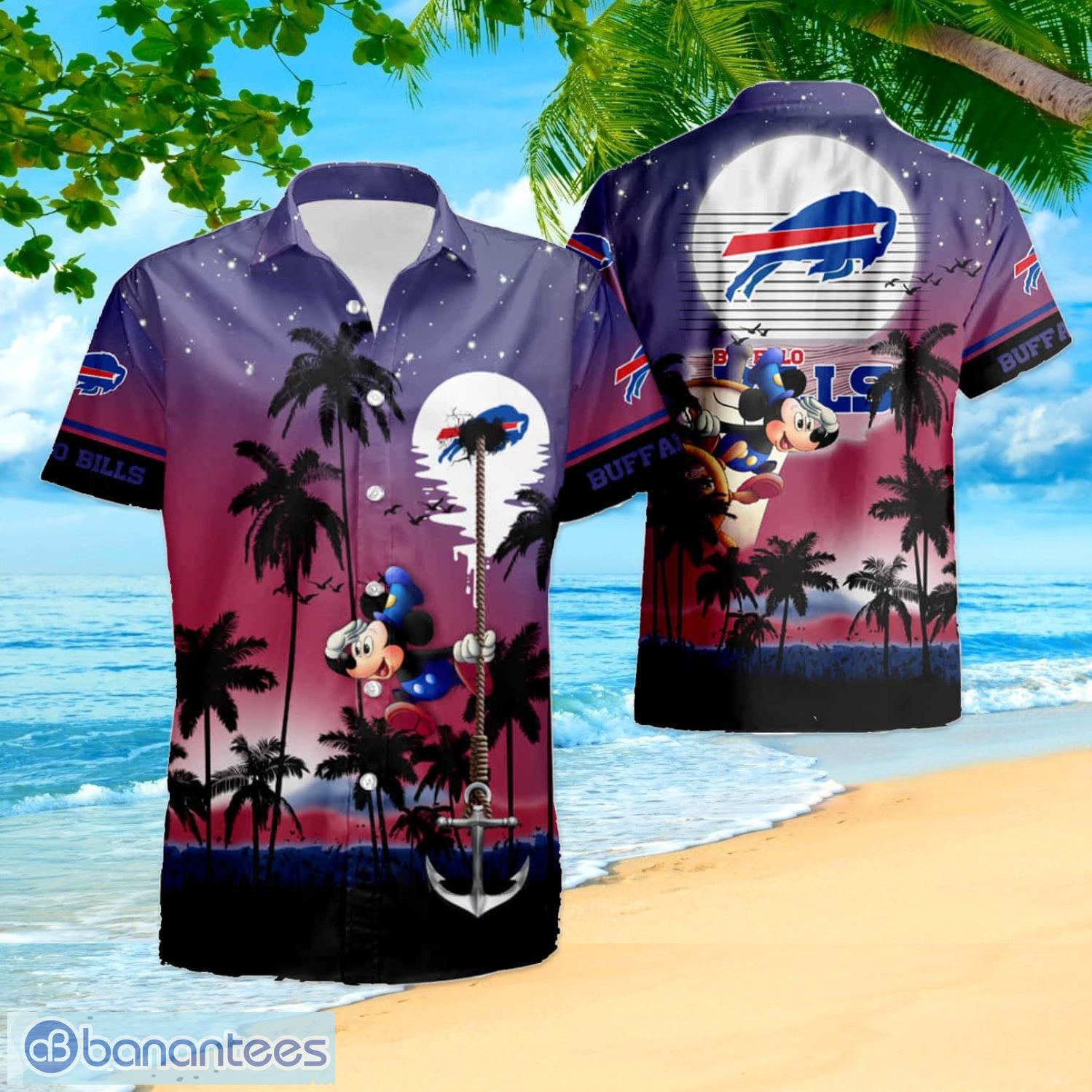 Buffalo Bills Retro Aop Hawaiian Shirt And Shorts Happy Summer Gift For  Fans - Banantees