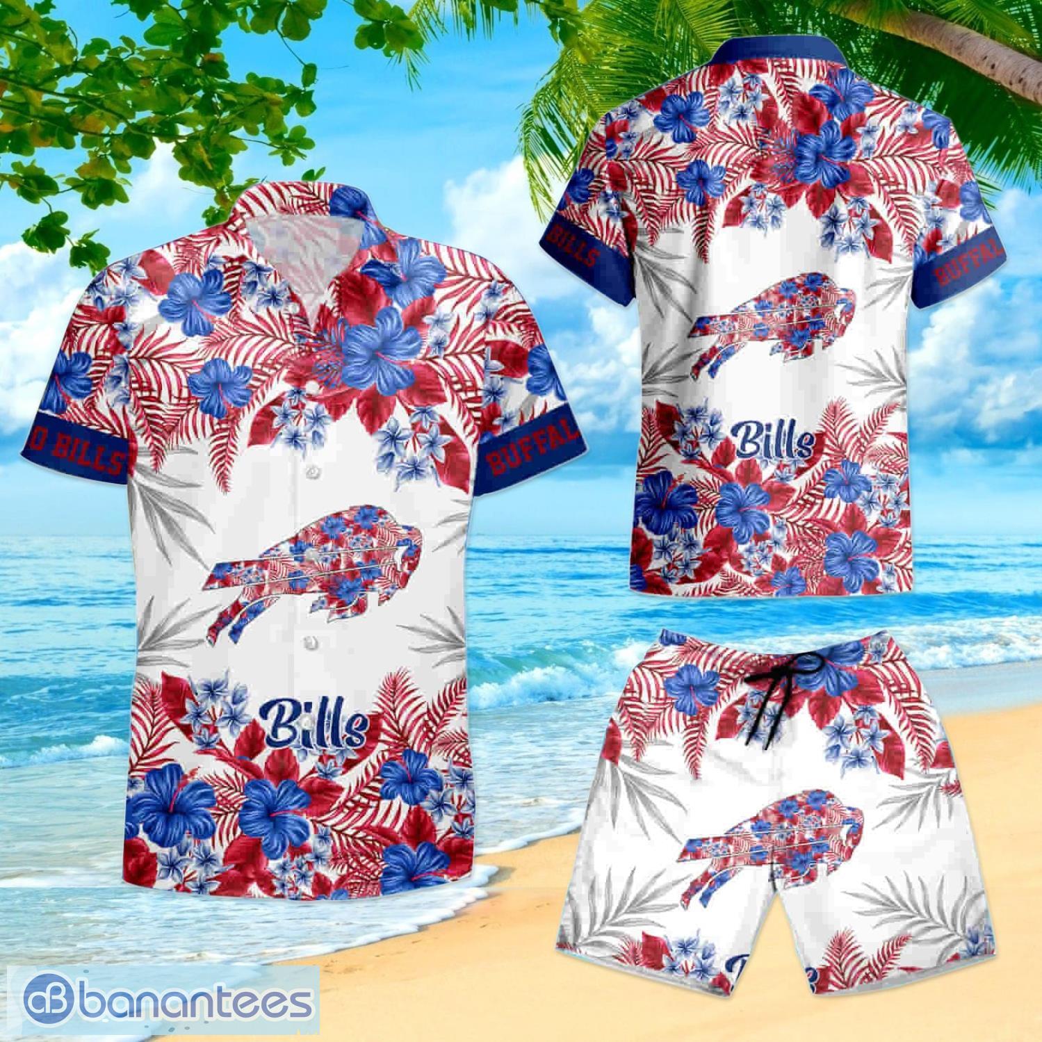 Nfl Buffalo Bills 2023 Summer Hawaiian Shirt And Shorts - Banantees