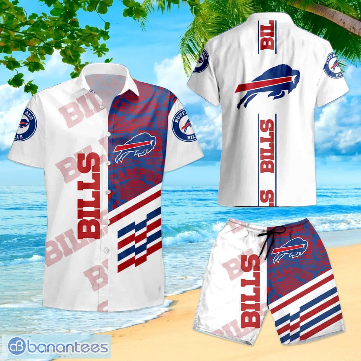 Buffalo Bills Nfl Beach Lover Hawaiian Shirt And Shorts Happy Summer Gift  For Fans - Banantees