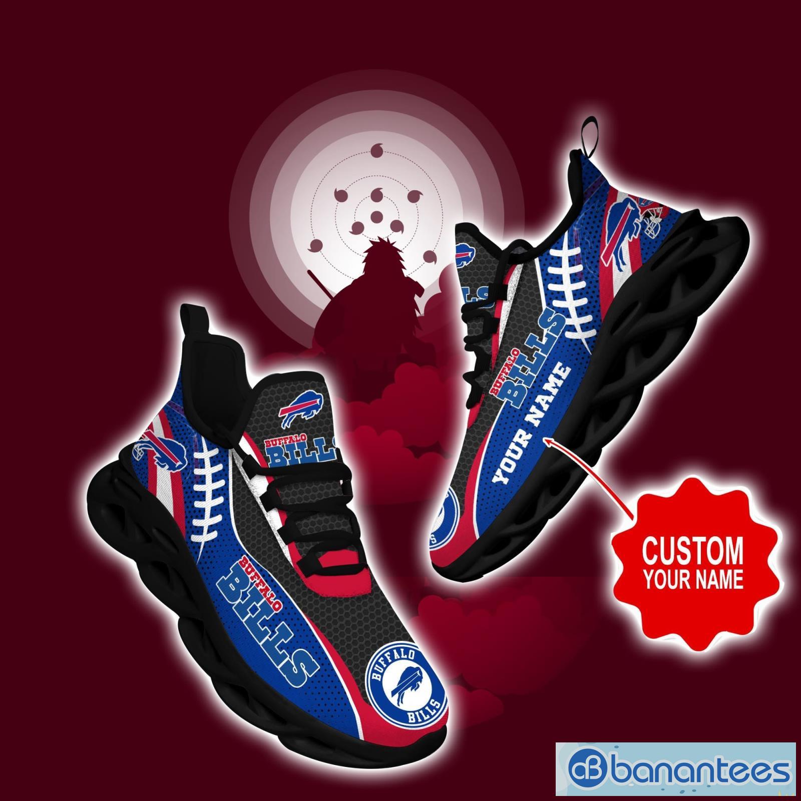 Buffalo Bills Personalized Name NFL Max Soul Shoes Men And Women