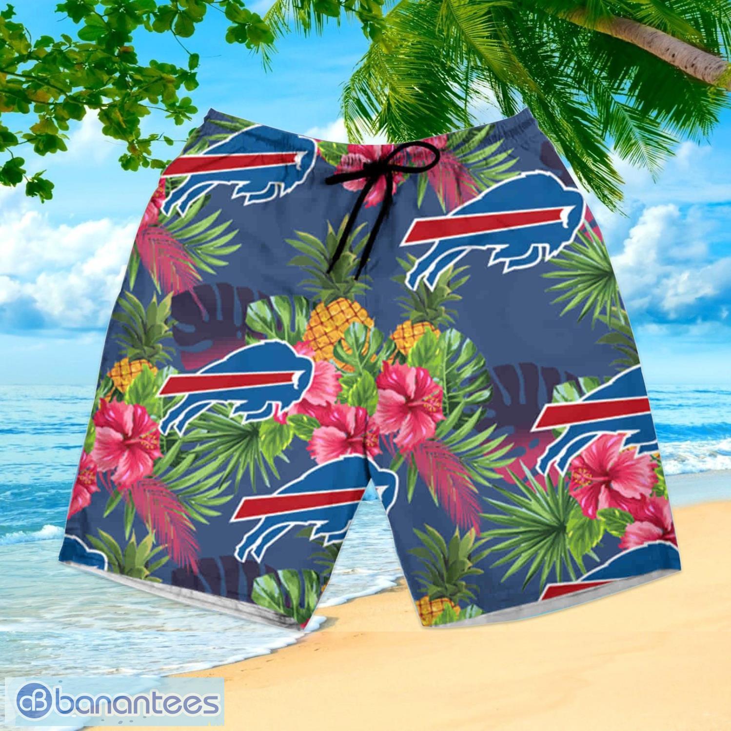 Buffalo Bills Nfl Beach Lover Hawaiian Shirt And Shorts Happy Summer Gift  For Fans - Banantees