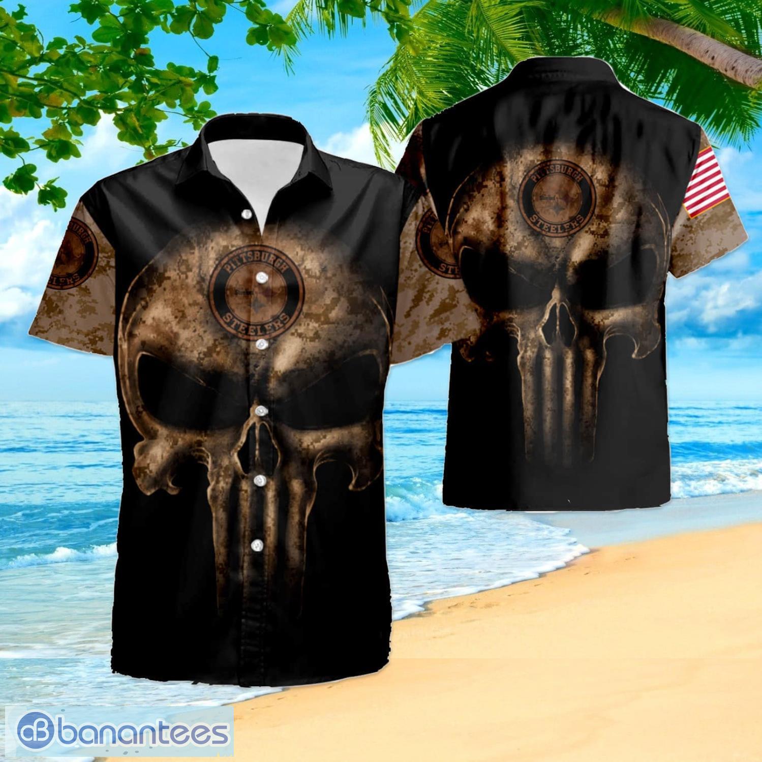 Pittsburgh Steelers NFL Style 5 Summer 3D Hawaiian Shirt And Shorts For Men  And Women Gift Fans - Banantees