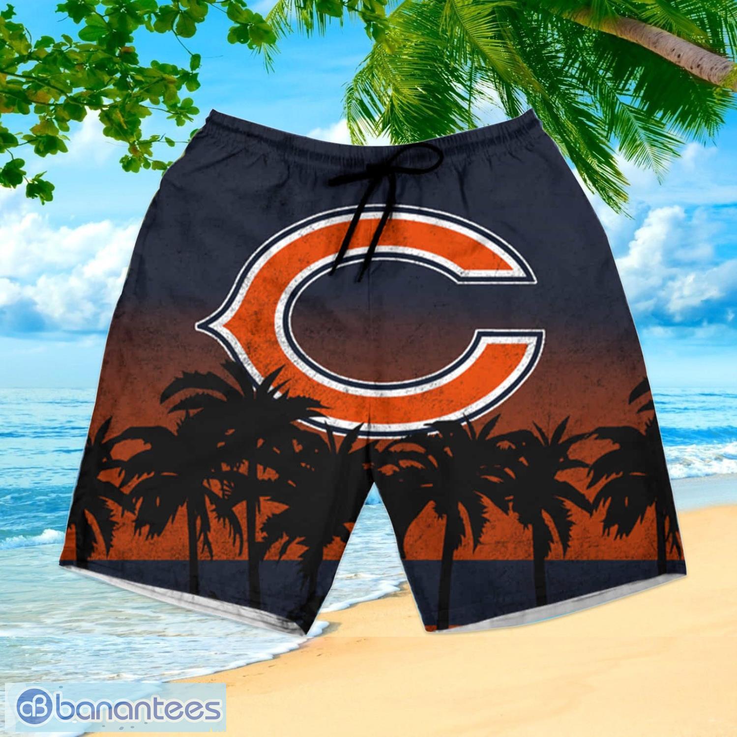 Chicago Bears Custom Name NFL Hawaiian Shirt And Shorts Gift For Men And  Women Fans - Banantees