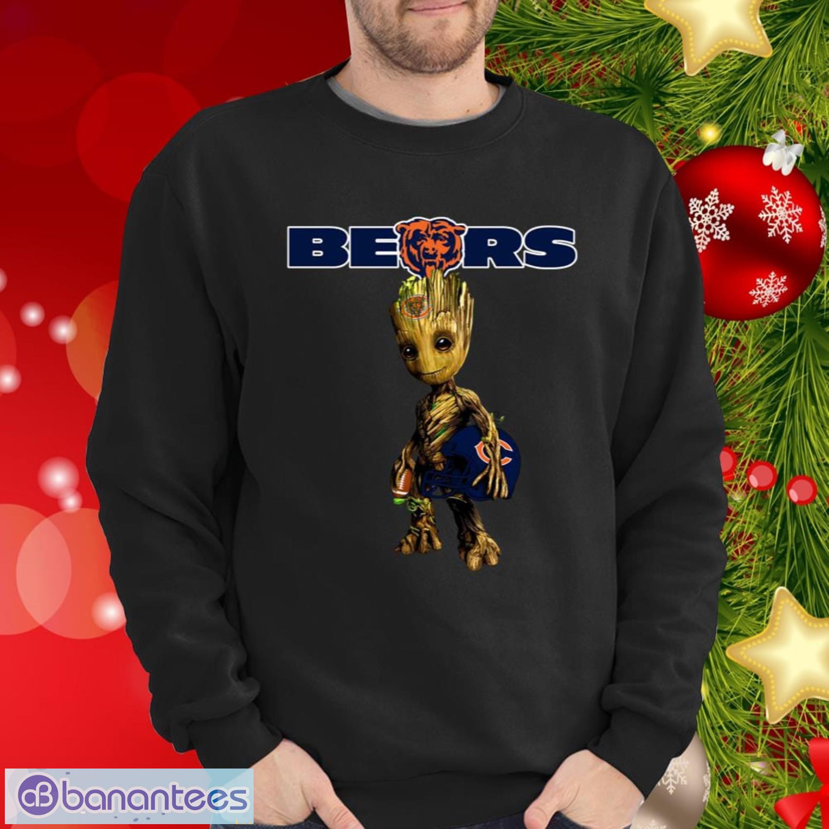 NFL Groot Guardians Of The Galaxy Football Sports Chicago Bears Youth T- Shirt