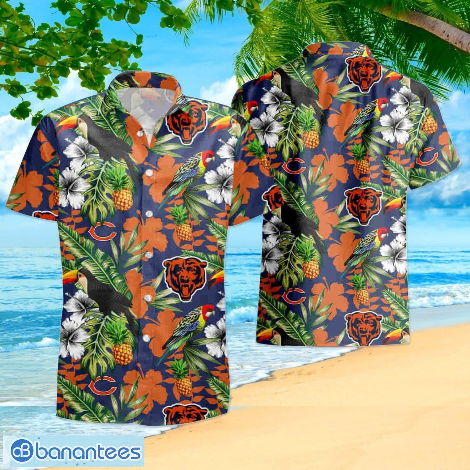 Chicago Bears NFL 3D Hawaiian Shirt And Shorts For Men And Women Gift Fans  - Banantees