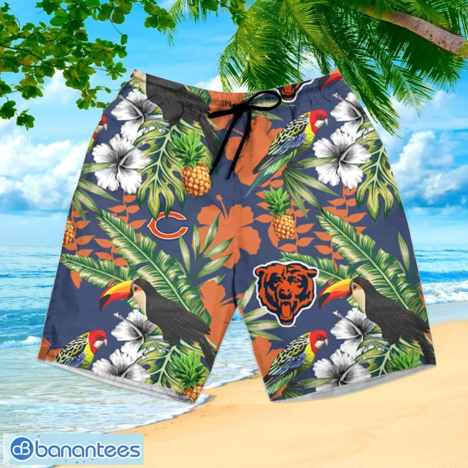 Chicago Bears American Flag Logo Hawaiian Shirt Vacation Gift For Men And  Women Gift - Banantees