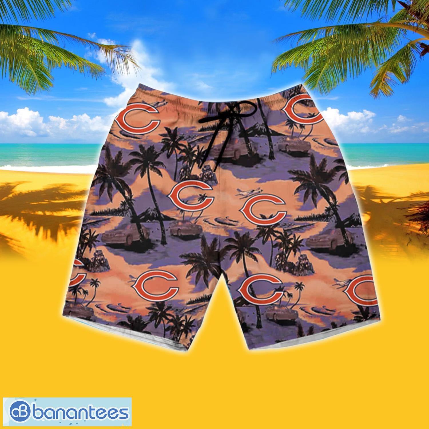 Chicago Bears NFL 3D Hawaiian Shirt And Shorts For Men And Women Gift Fans  - Banantees