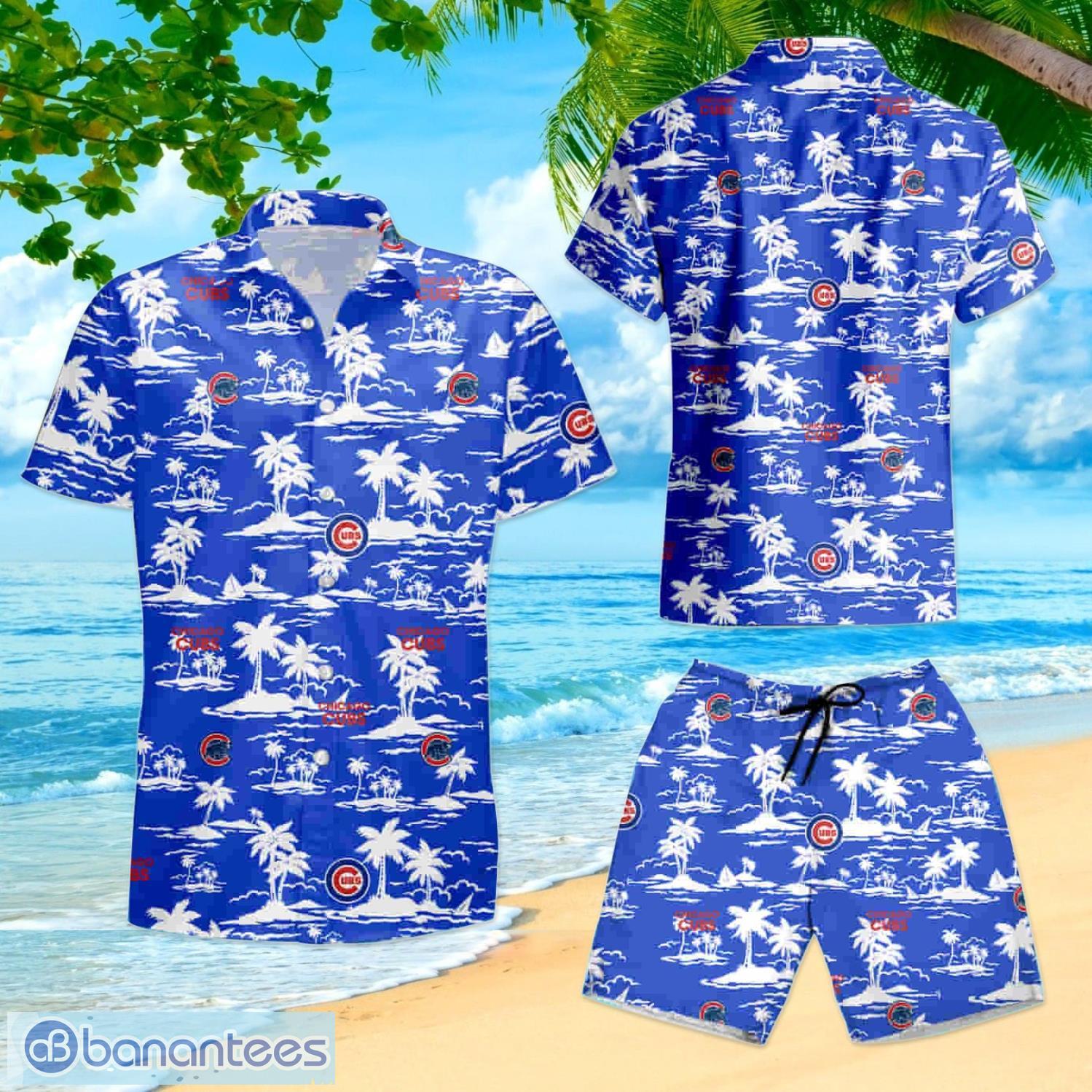 Chicago Cubs th State Hawaiian Shirt And Short Set Gift Men Women