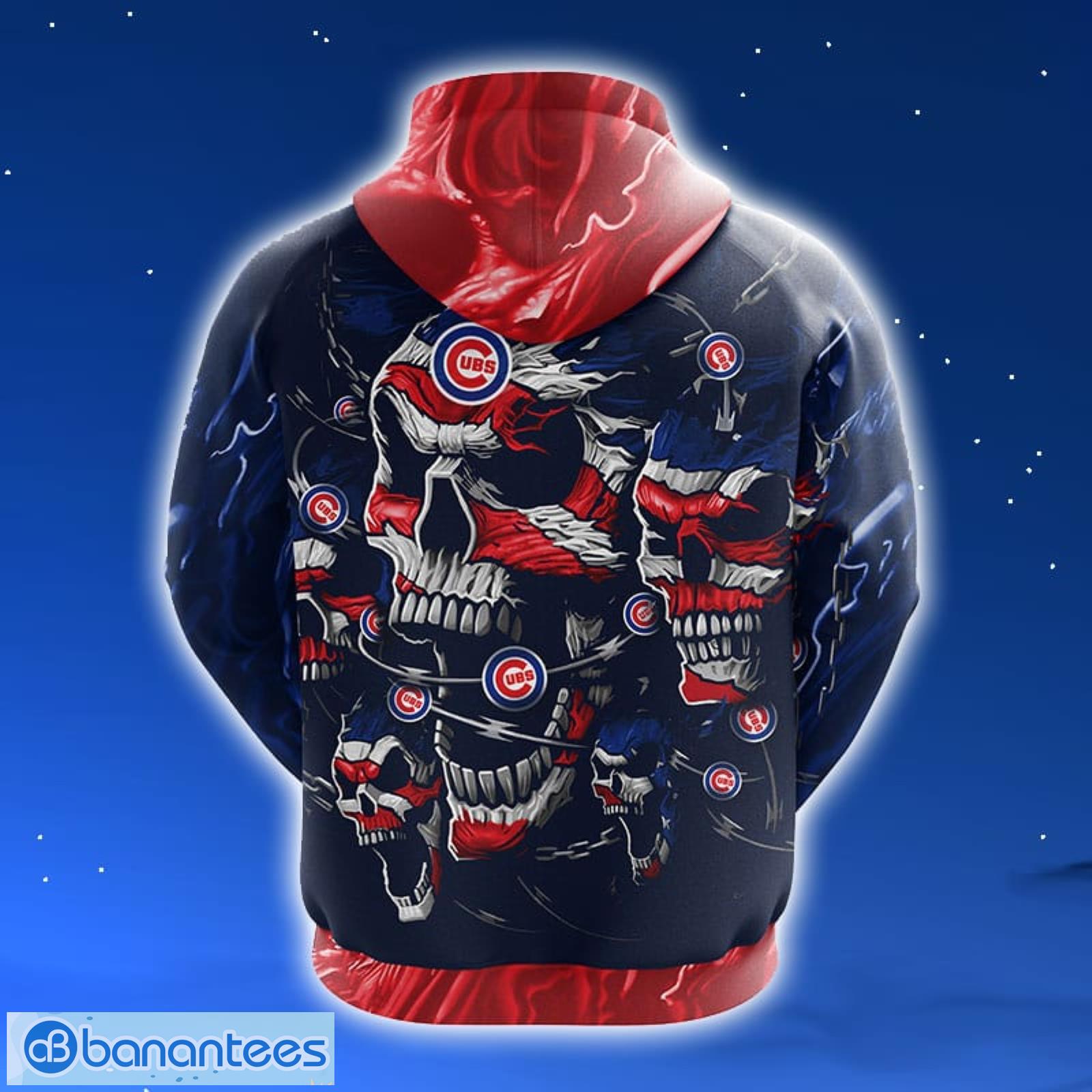 Chicago Cubs MLB Skull Zip Hoodie Chicago Cubs MLB 3D Hoodie - T-shirts Low  Price
