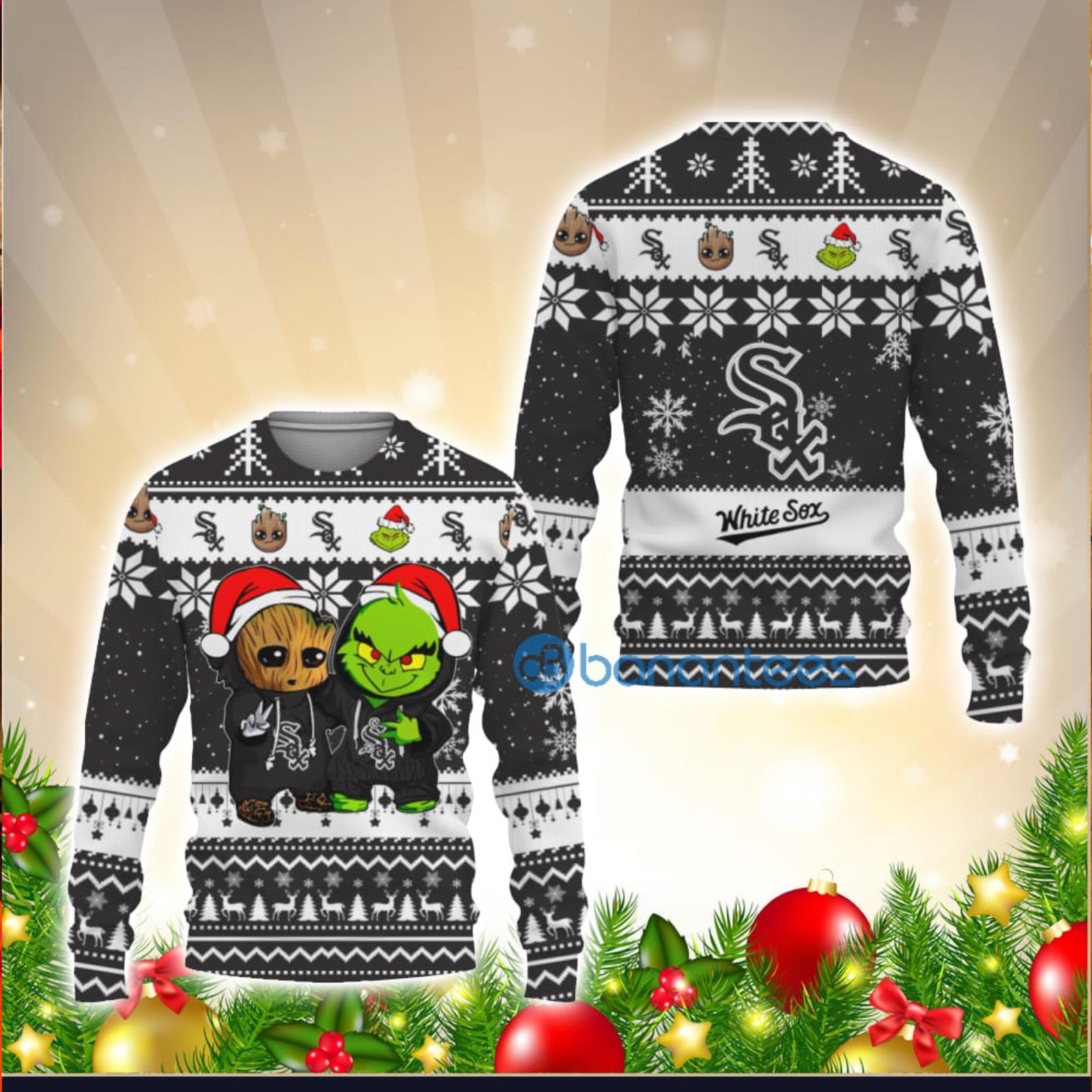 Chicago White Sox Baby Groot And Grinch Best Friends Football