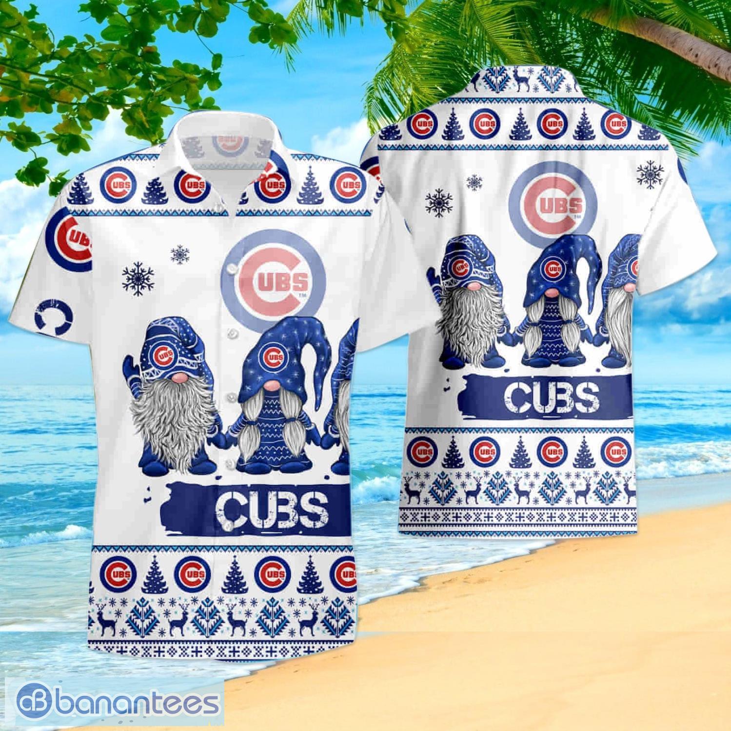 Christmas Gnomes Chicago Cubs Christmas Polo Shirt - Banantees