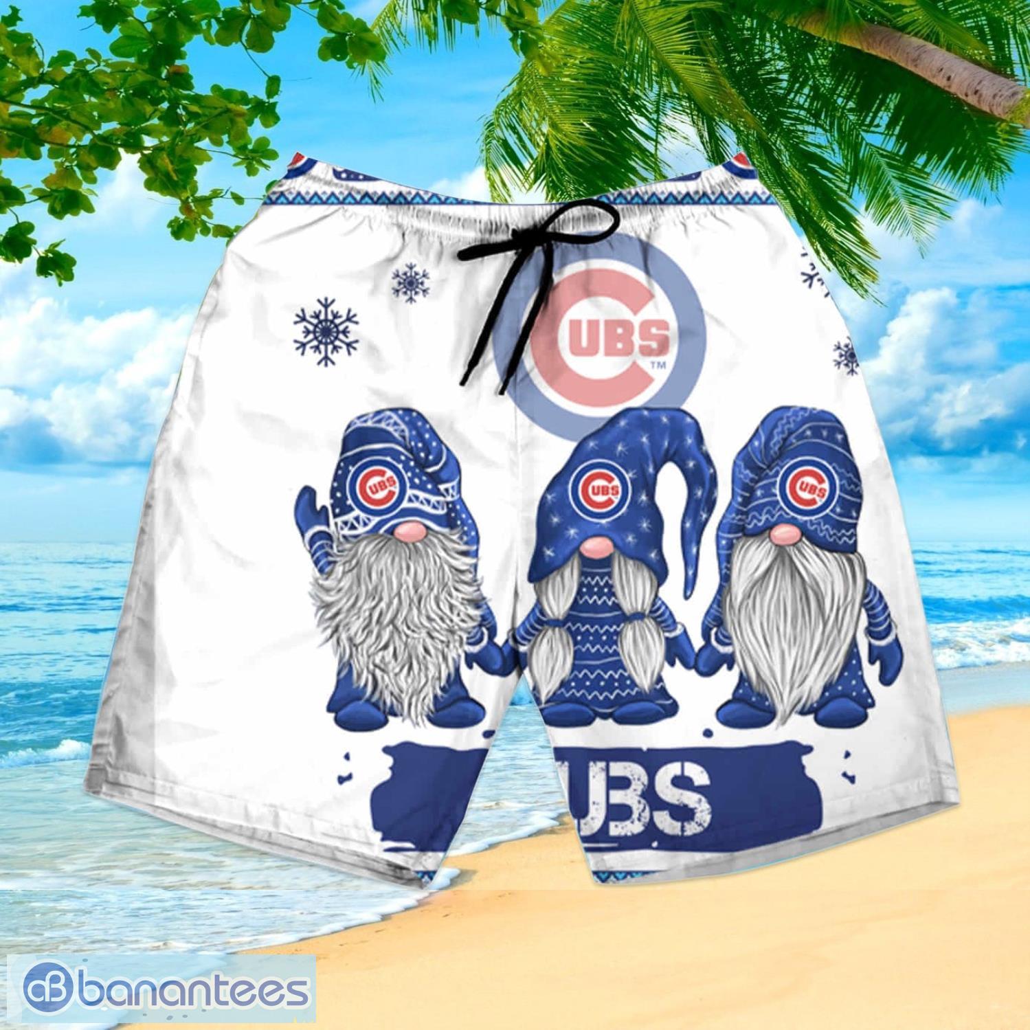 Christmas Gnomes Chicago Cubs Christmas Polo Shirt - Banantees