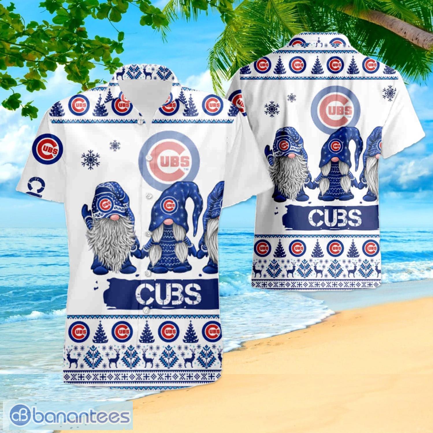 Christmas Gnomes Chicago Cubs Christmas Polo Shirt - Banantees