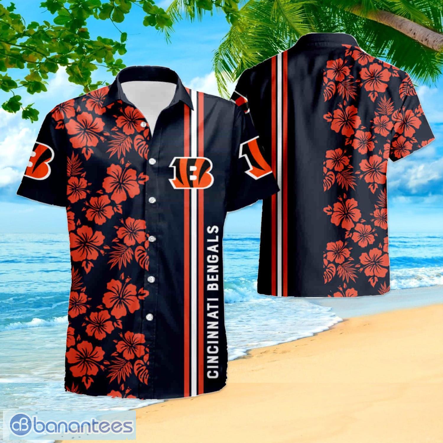 Bengals Hawaiin Shirt Cincinnati Bengals Tropical Flower Hawaiian