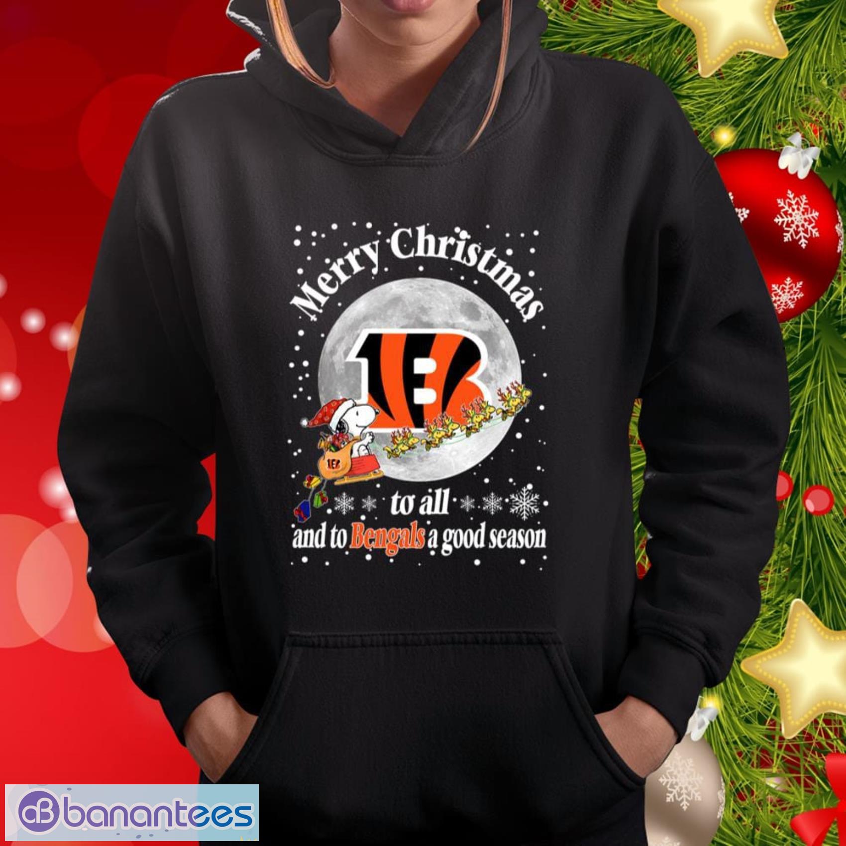 Merry Christmas Season 2023 Cincinnati Bengals 3D Hoodie Christmas