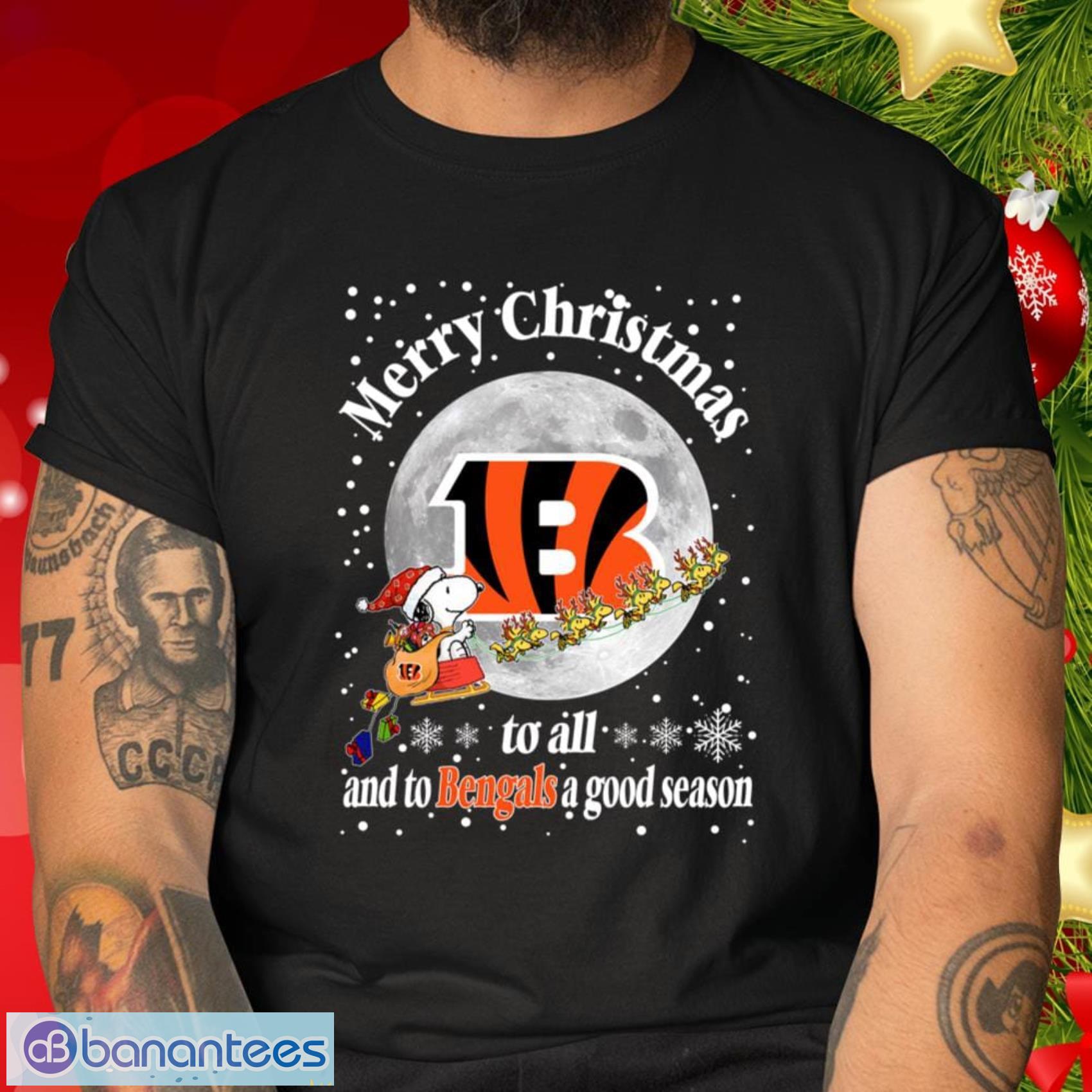 Official Merry And Bright Cincinnati Bengals NFL Christmas Tree Sweatshirt,  hoodie, sweater, long sleeve and tank top