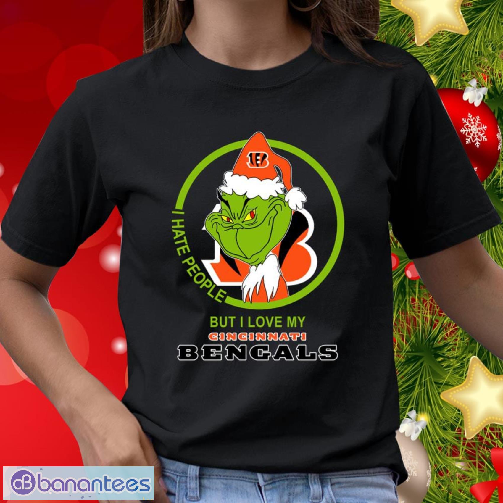 Cleveland Indians MLB Christmas Grinch I Hate People But I Love My Favorite  Baseball Team Sweatshirt