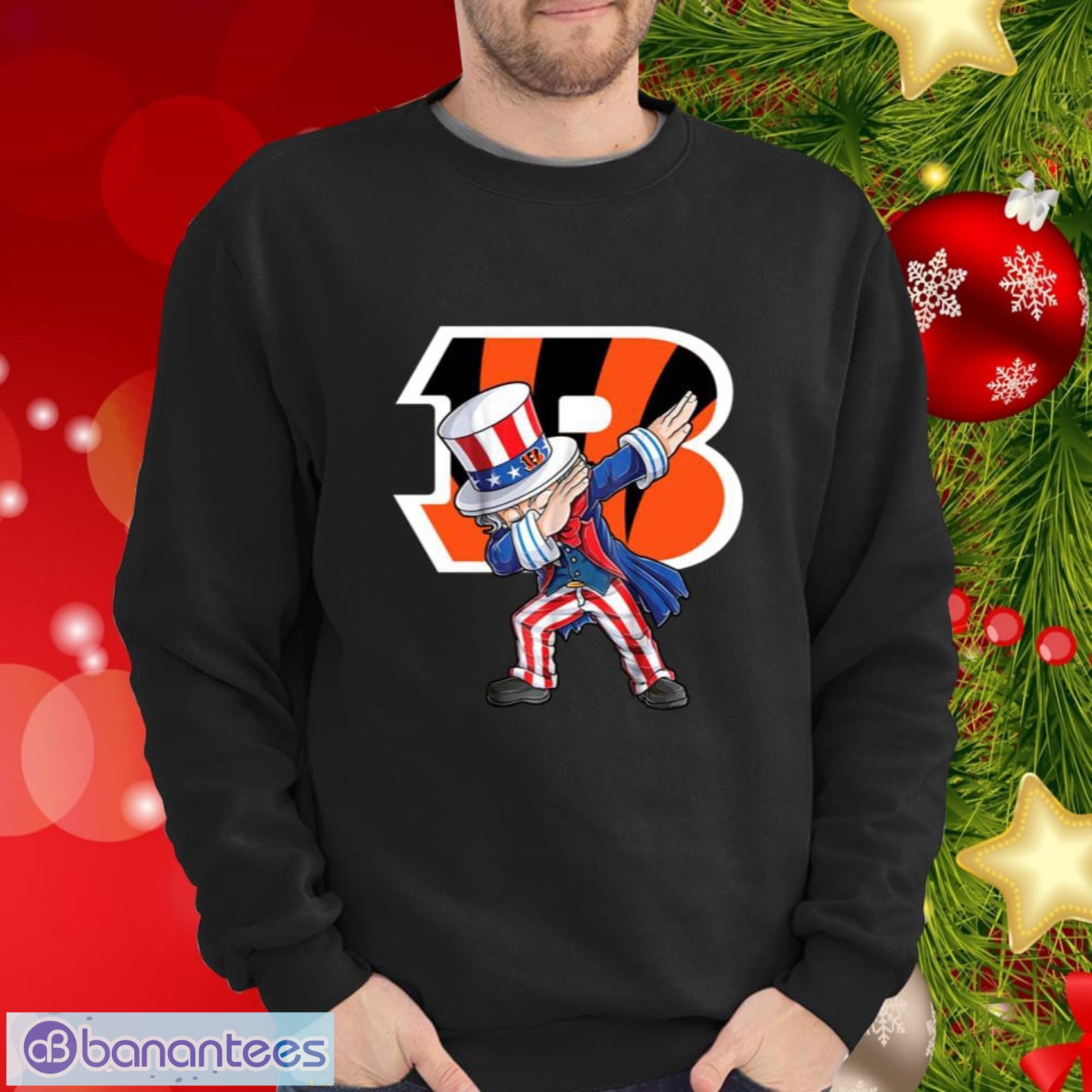 Cincinnati Bengals NFL Football Dabbing Uncle Sam The Fourth of July T Shirt