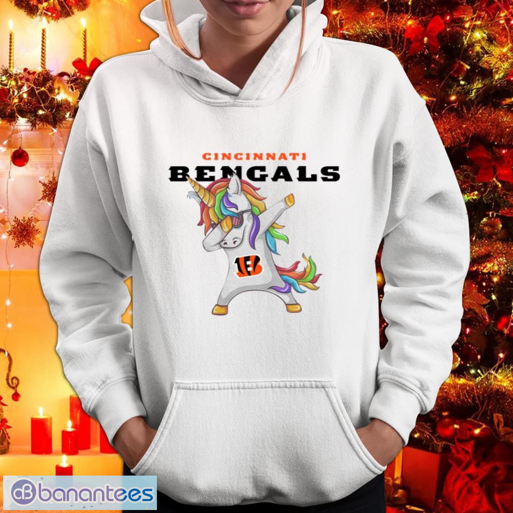 Cincinnati Bengals NFL Football Funny Unicorn Dabbing Sports T Shirt -  Banantees