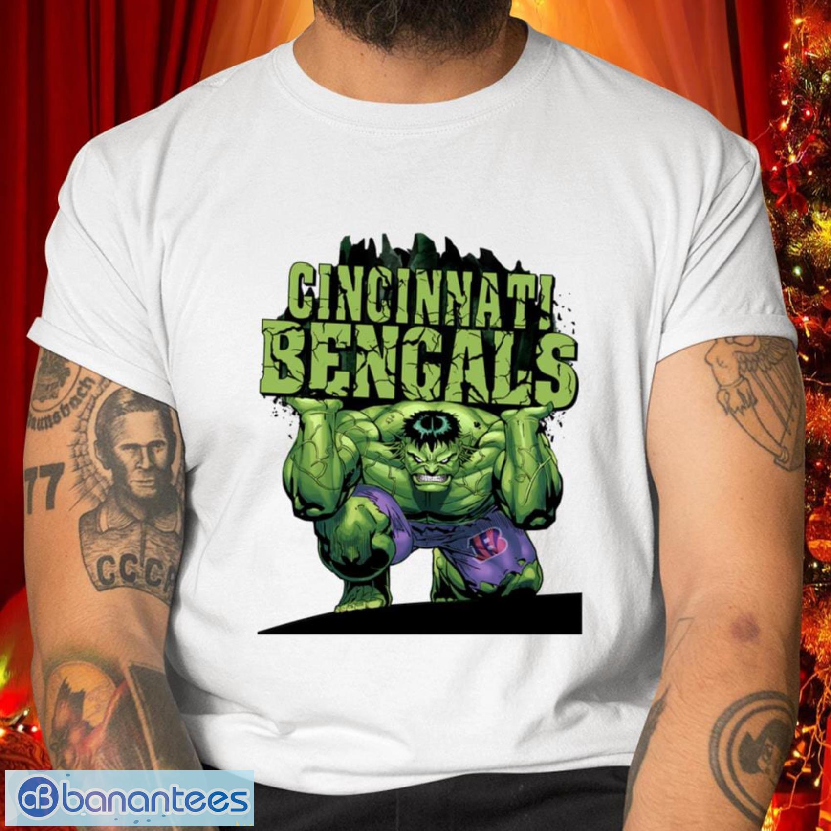 Cincinnati Bengals Junk Food Disney Marvel Avengers Line-Up shirt