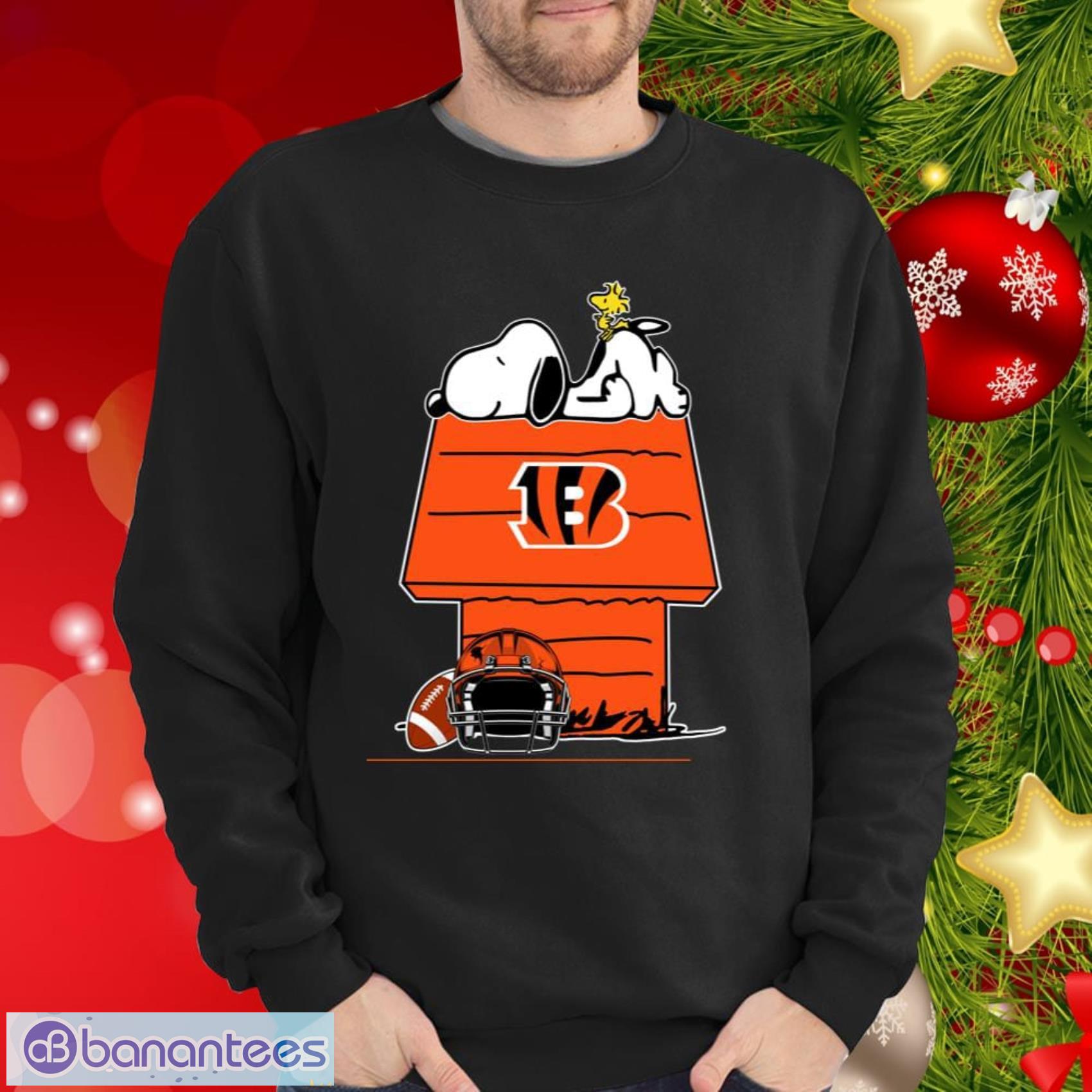 Snoopy the Peanuts cincinnati bengals Christmas sweater, hoodie, longsleeve  tee, sweater