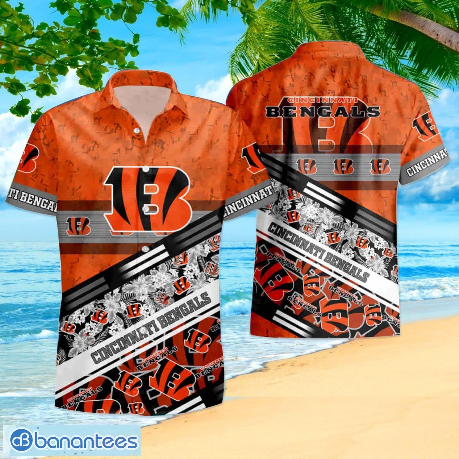 Cincinnati Bengals Nfl Hawaiian Shirt And Shorts Happy Summer Gift For Fans  - Banantees