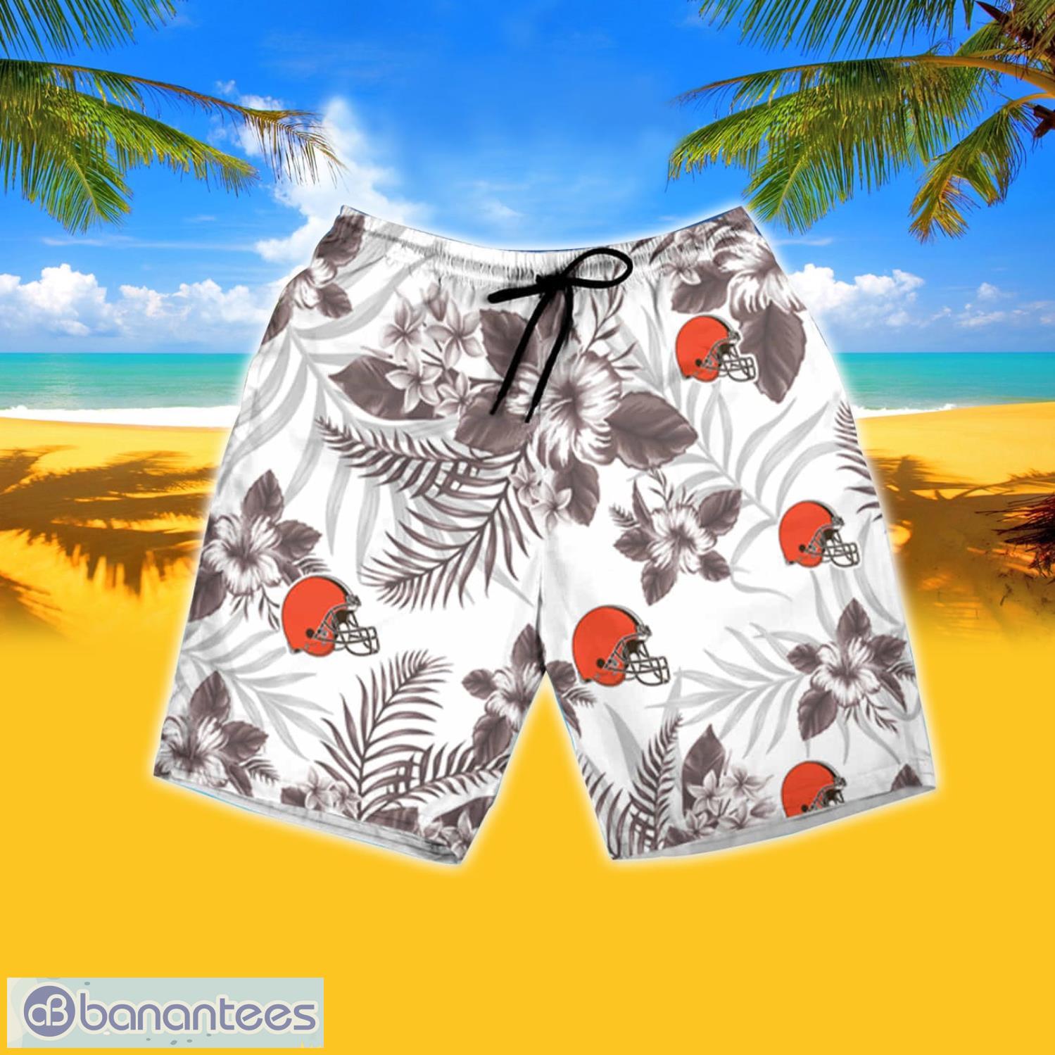 Cleveland Browns Nfl Tommy Bahama Hawaiian Shirt And Shorts Happy Summer  Gift For Fans - Banantees