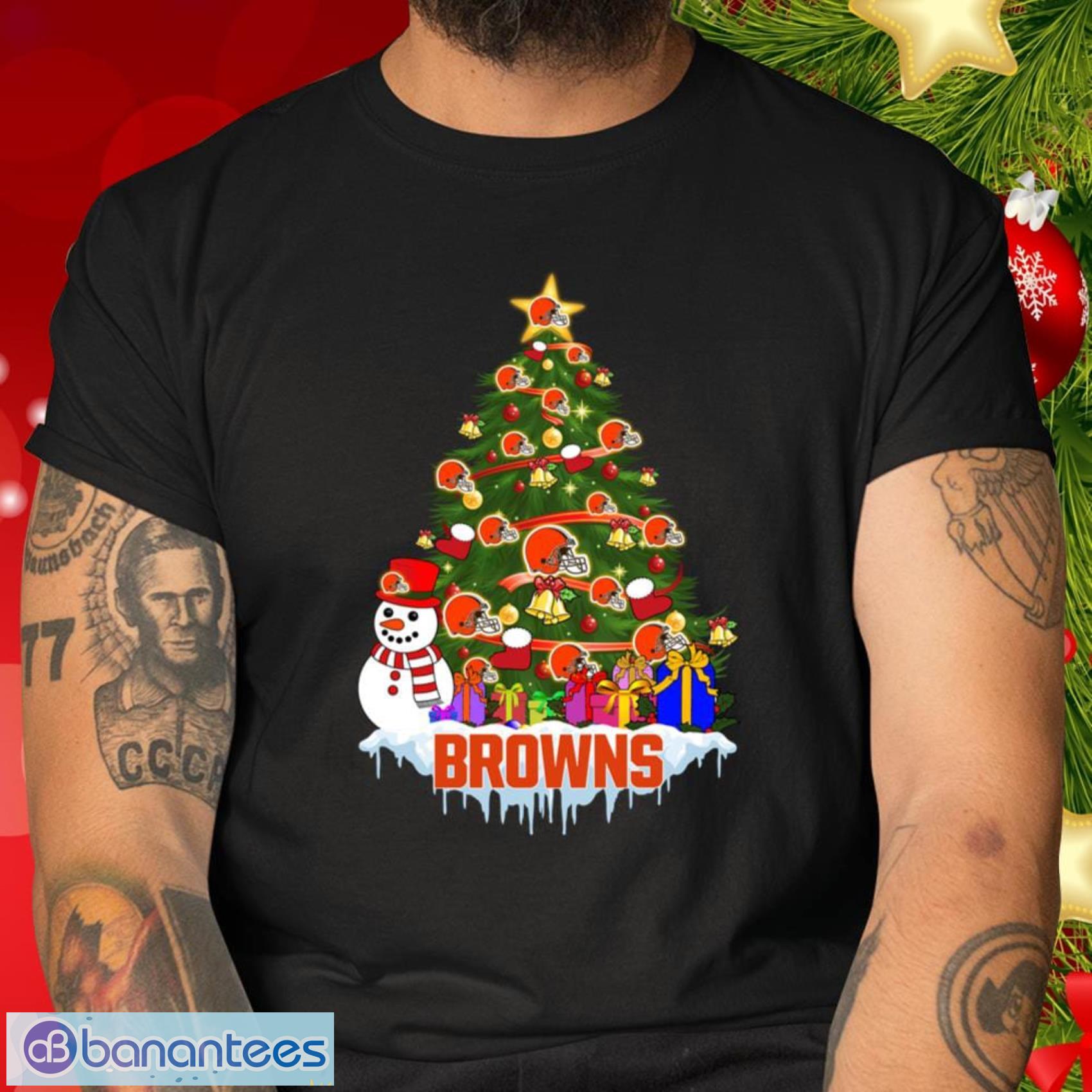 Cleveland Browns Merry Christmas Nfl Football Sports Shirt