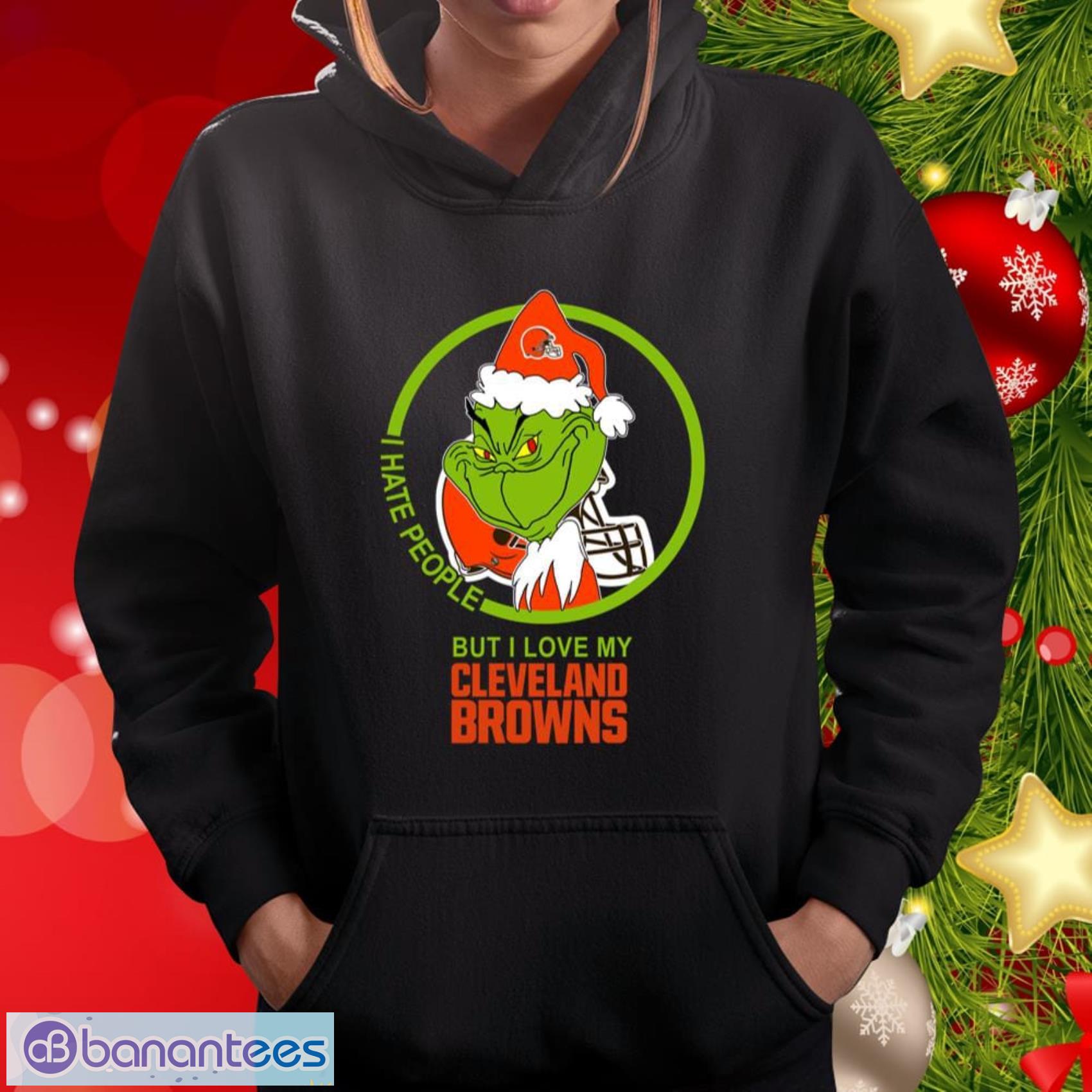 Personalized Funny Christmas The Grinch Cleveland Browns NFL I