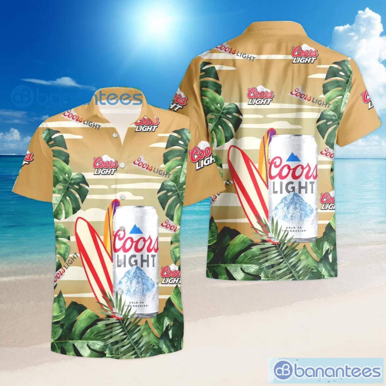 Coors Light Hawaiian Shirt Gift For Beach Trip