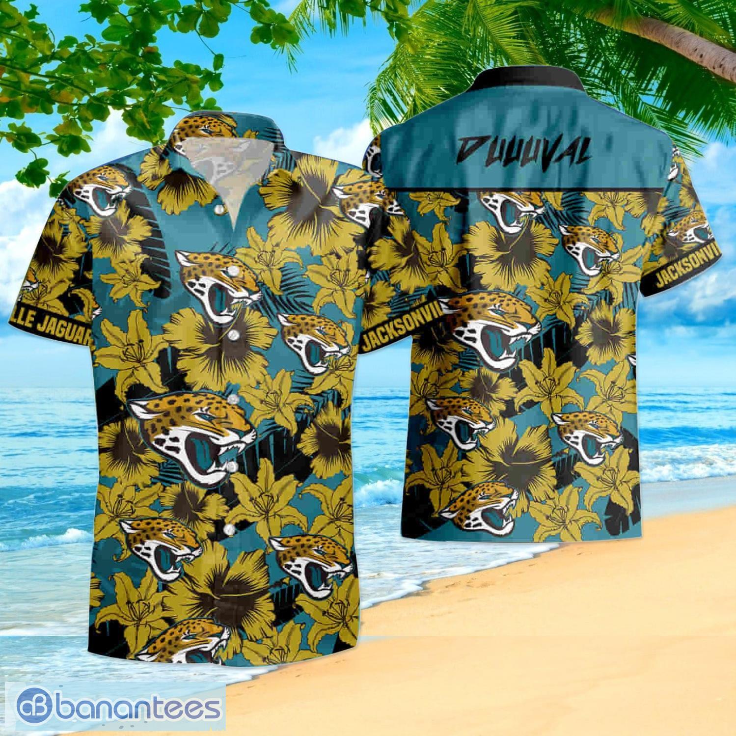 Jacksonville Jaguars Custom Name NFL Hawaiian Shirt And Shorts Gift For Men  And Women Fans - Banantees