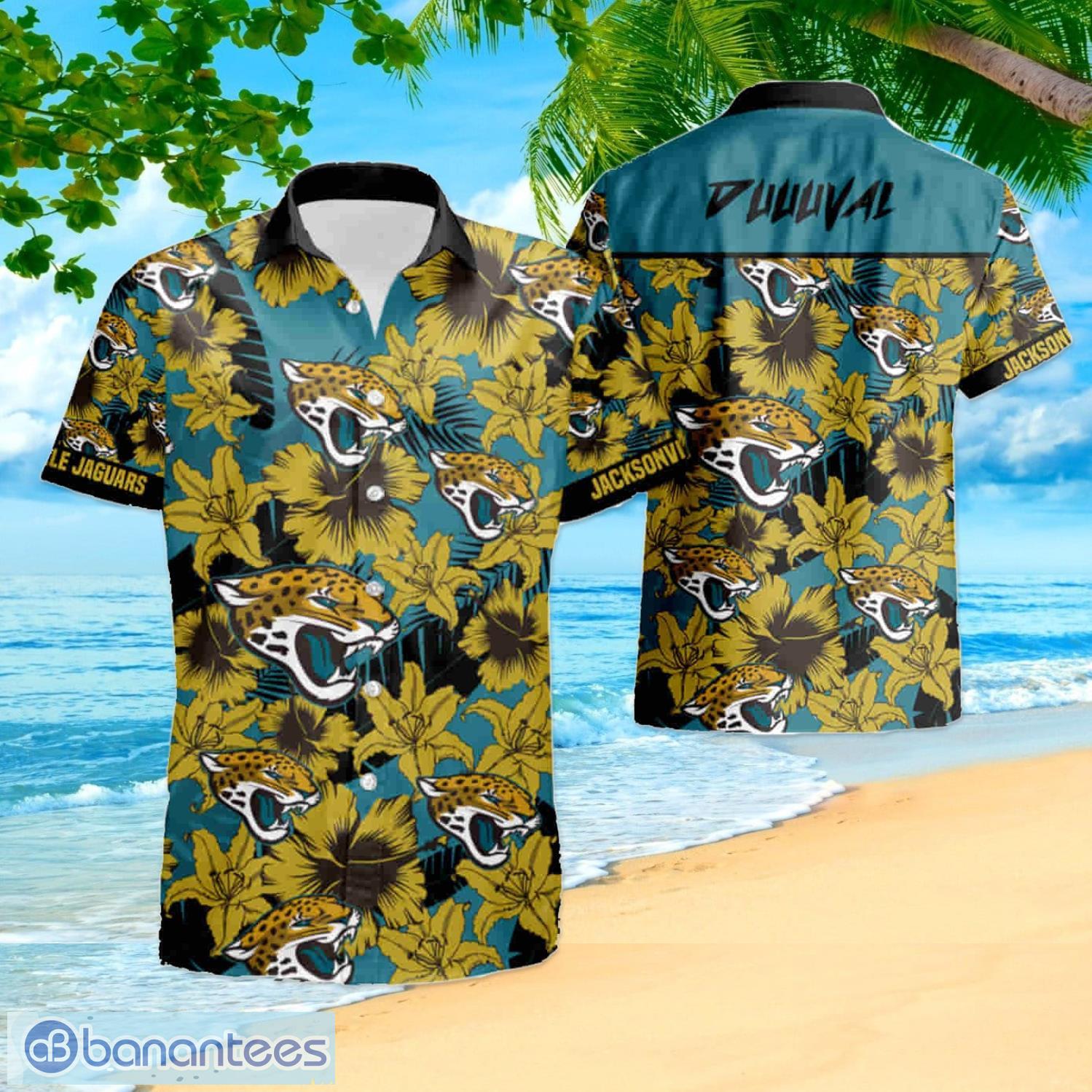 Jacksonville Jaguars Hawaiian Shirt Customize Your Name