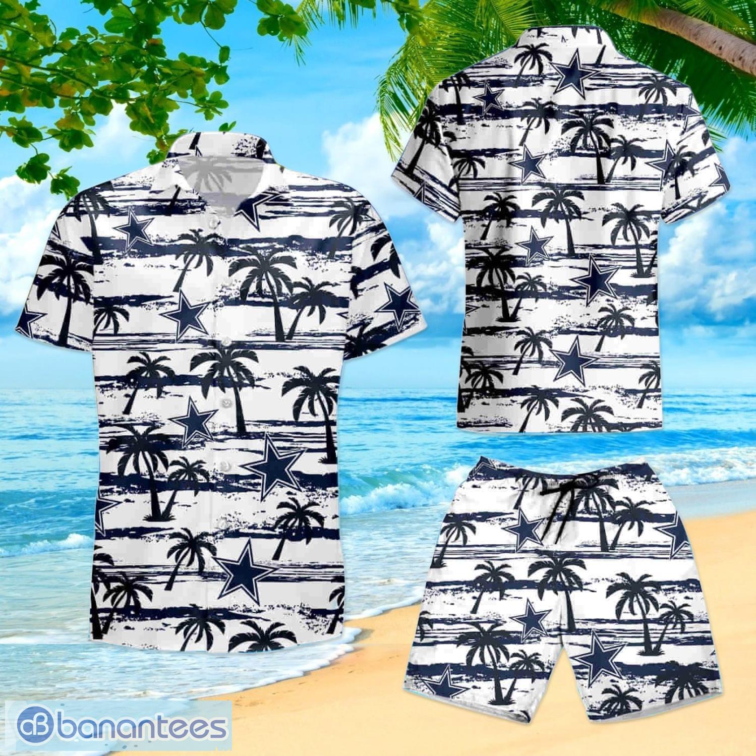 Dallas Cowboys Hibiscus Hawaiian Shirt For Men And Women - Banantees