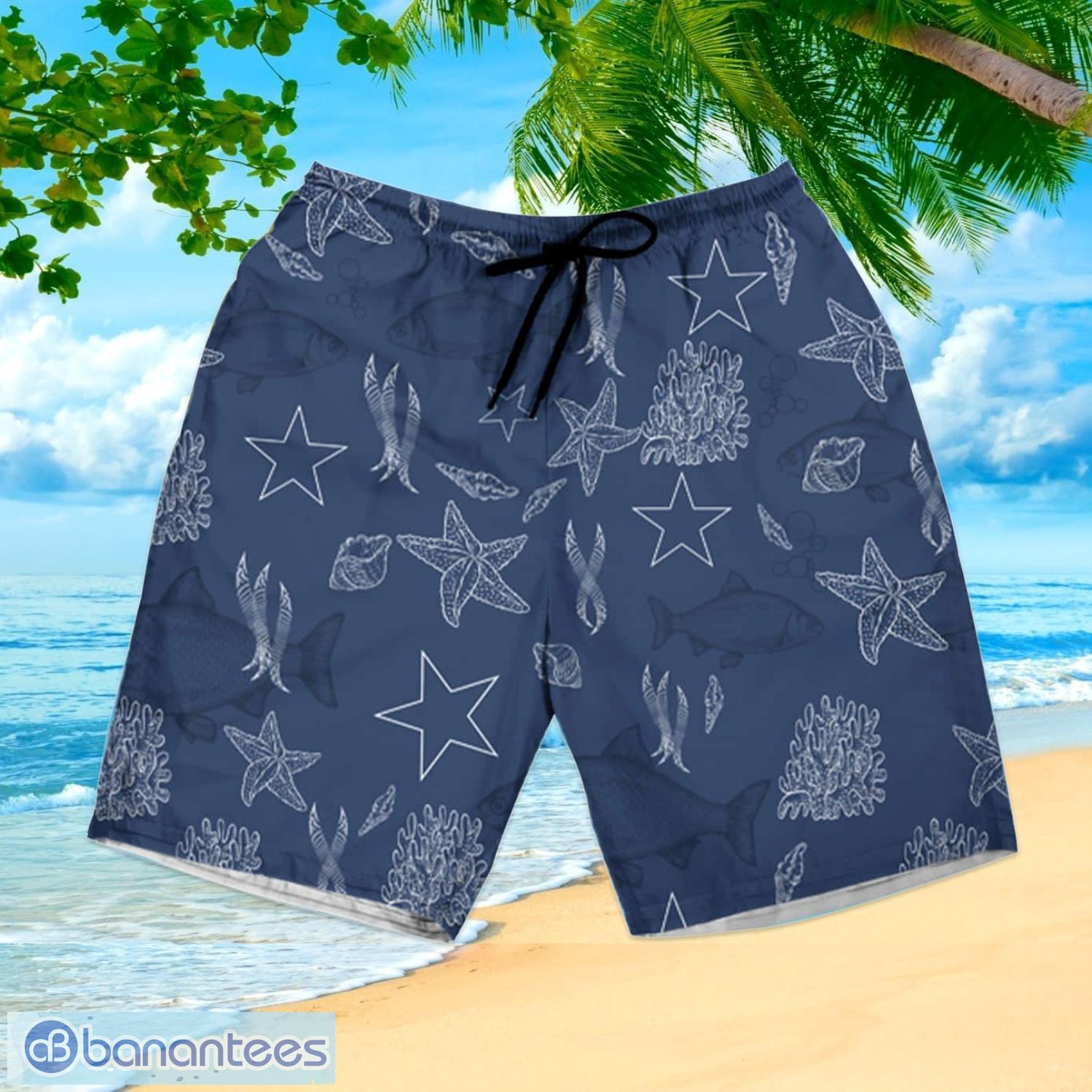 Dallas Cowboys Tropical Flowers For Fans Hawaiian Shirt and Short -  Banantees