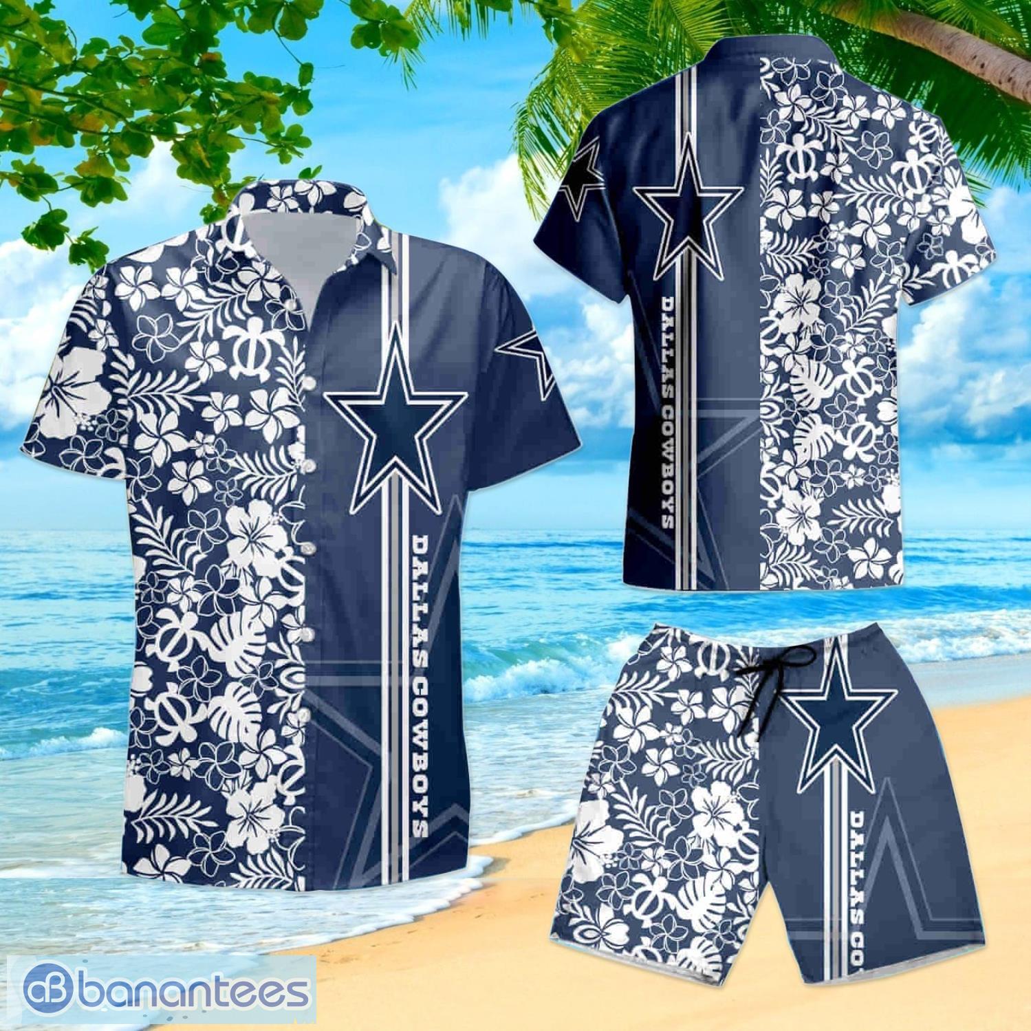 Dallas Cowboys Team Hawaiian Shirt And Shorts Happy Summer Gift