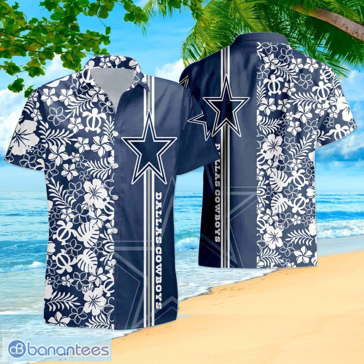 Dallas Cowboys Hawaiian Shirt Coconut Pattern Summer Beach Gift