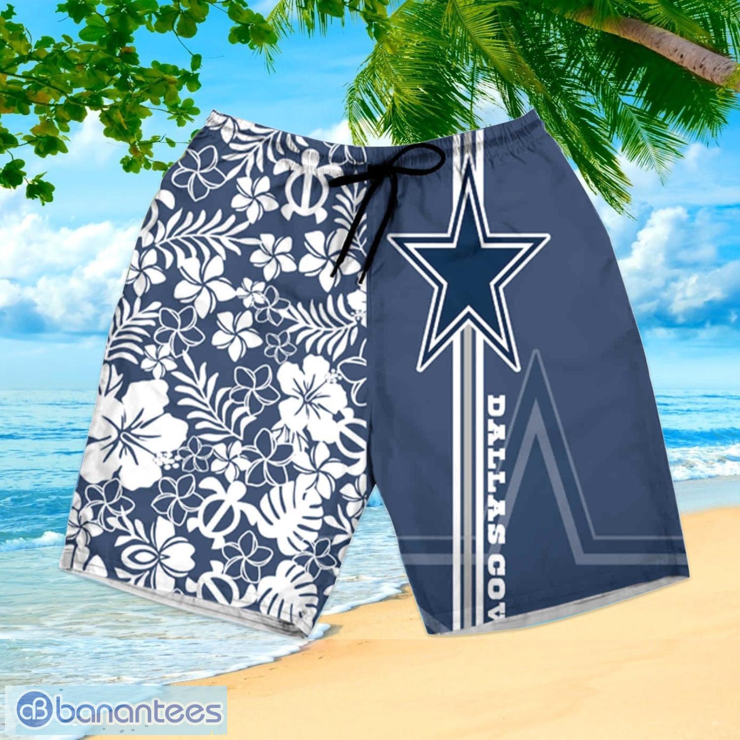 Dallas Cowboys Navy Hawaiian Shirt Gift For Fans - Banantees