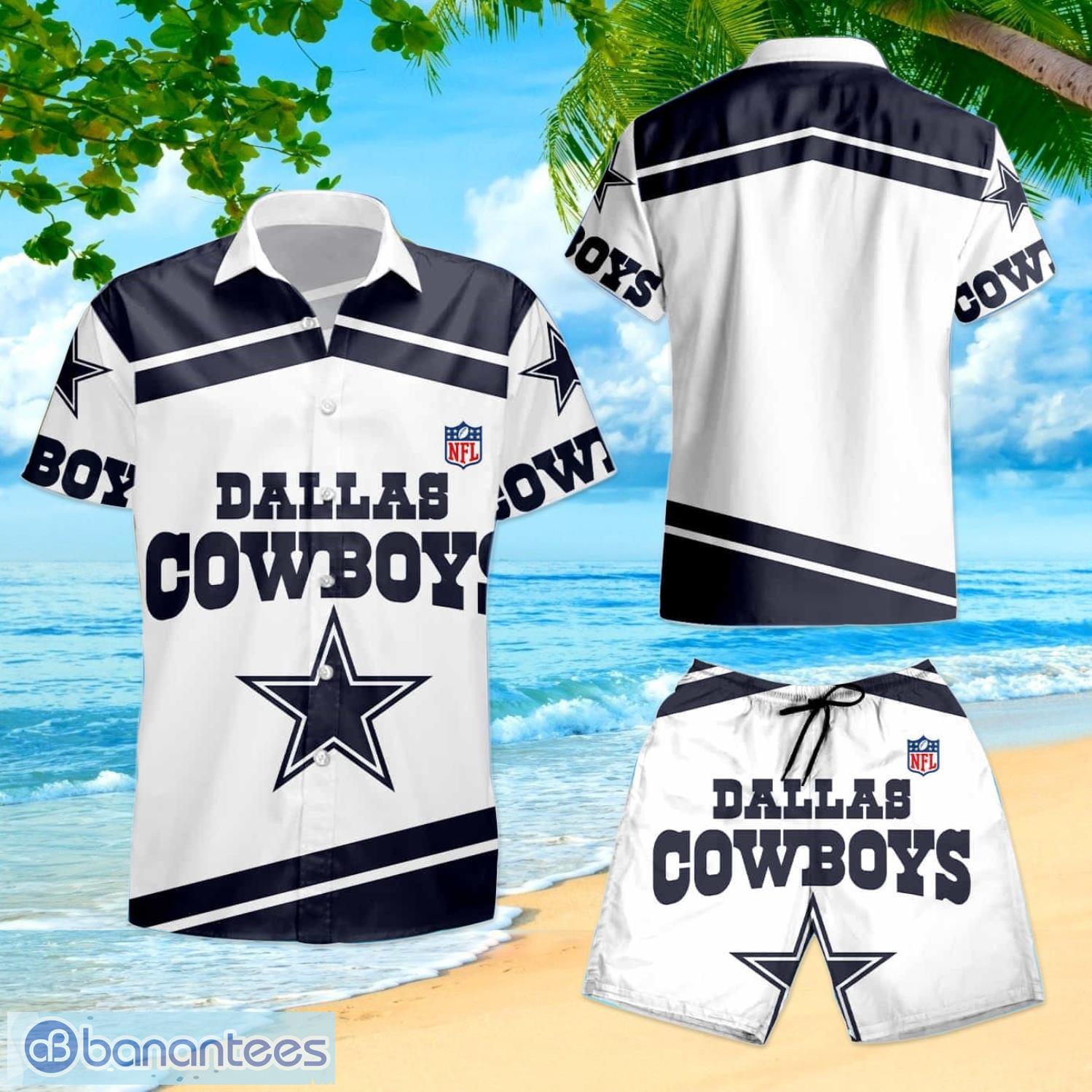 Dallas Cowboys Team Hawaiian Shirt And Shorts Happy Summer Gift