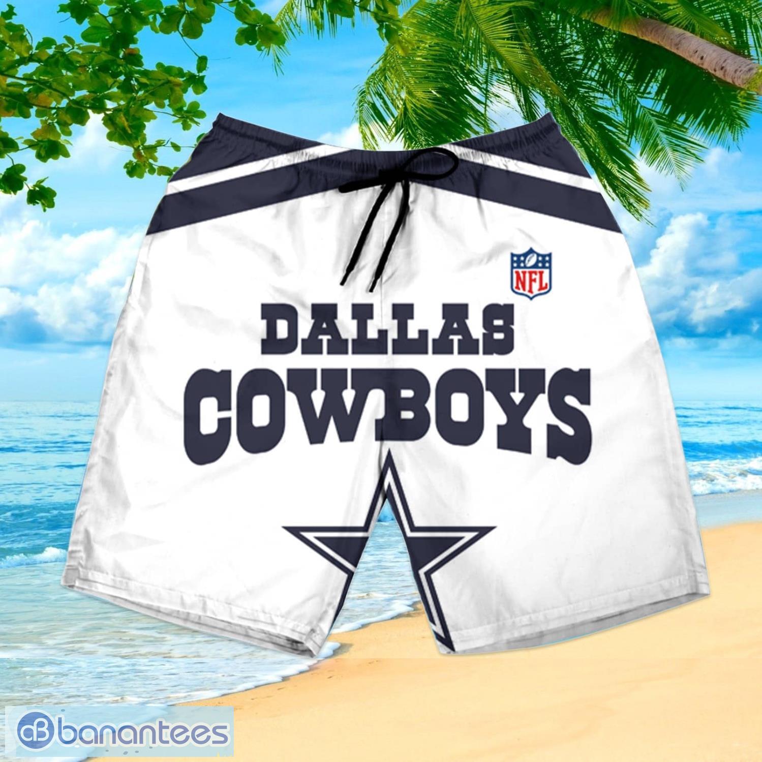 Dallas Cowboys Team Hawaiian Shirt And Shorts Happy Summer Gift For Fans -  Banantees