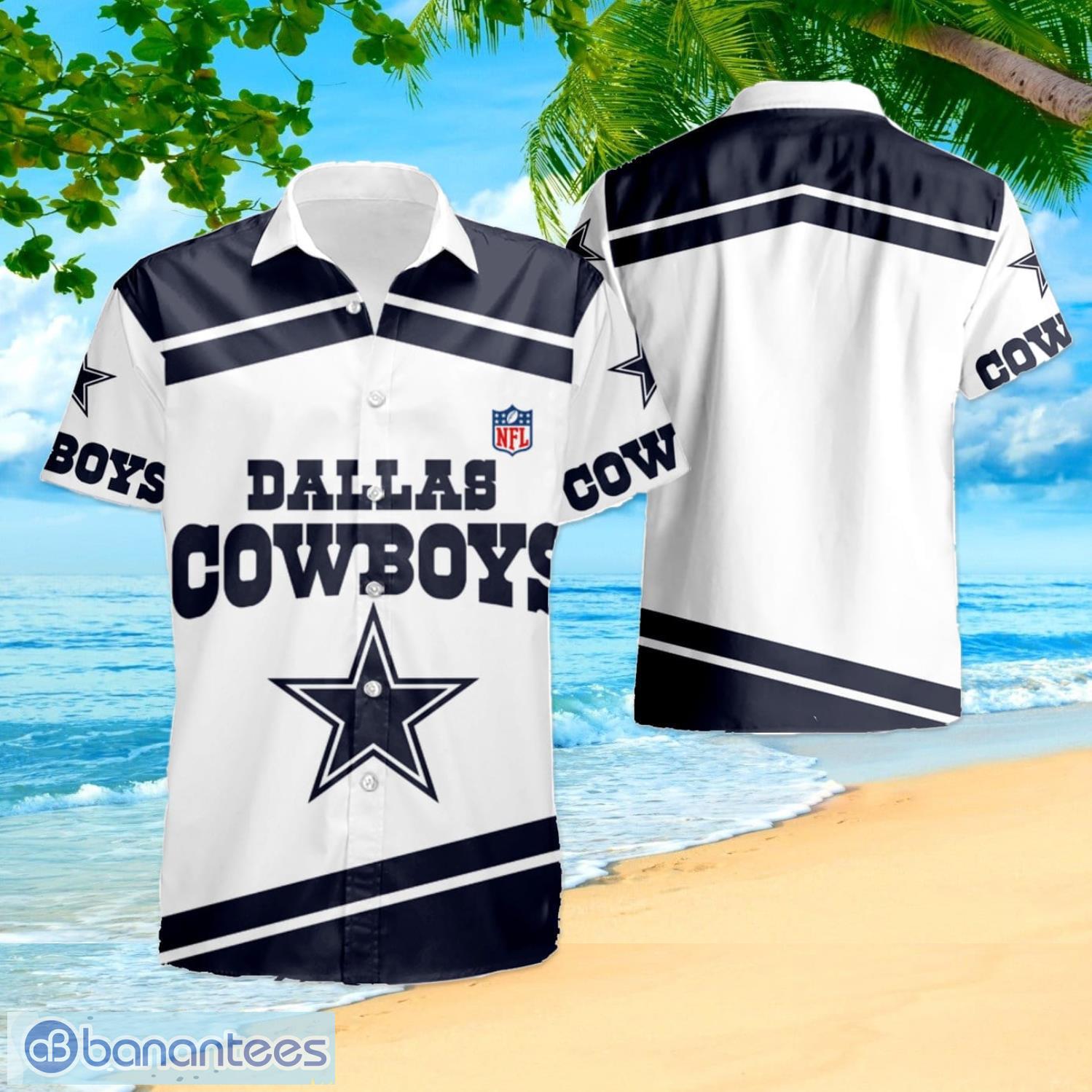 Dallas Cowboys Hawaiian Shirt And Shorts Happy Summer Gift For Fans -  Banantees