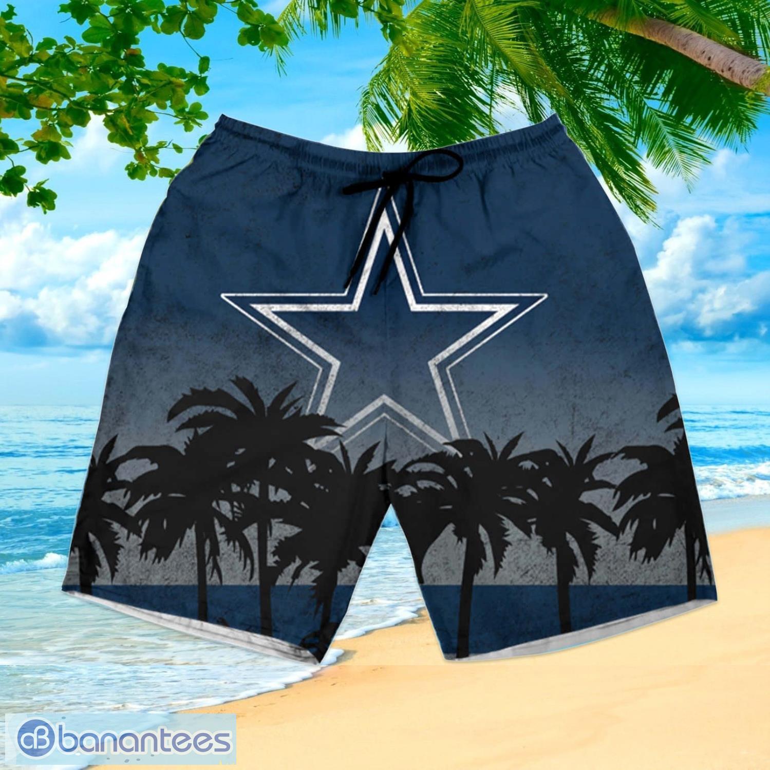 Dallas Cowboys Team Hawaiian Shirt And Shorts Happy Summer Gift For Fans -  Banantees