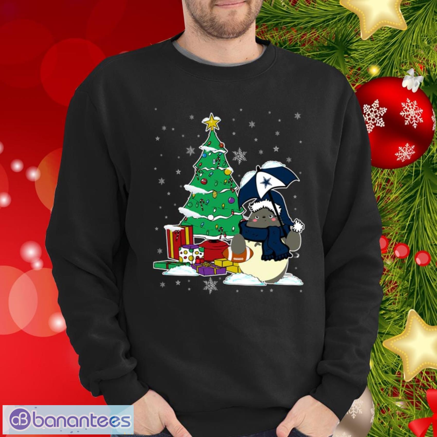 Dallas Cowboys NFL Football Cute Tonari No Totoro Christmas Sports T Shirt  - Banantees