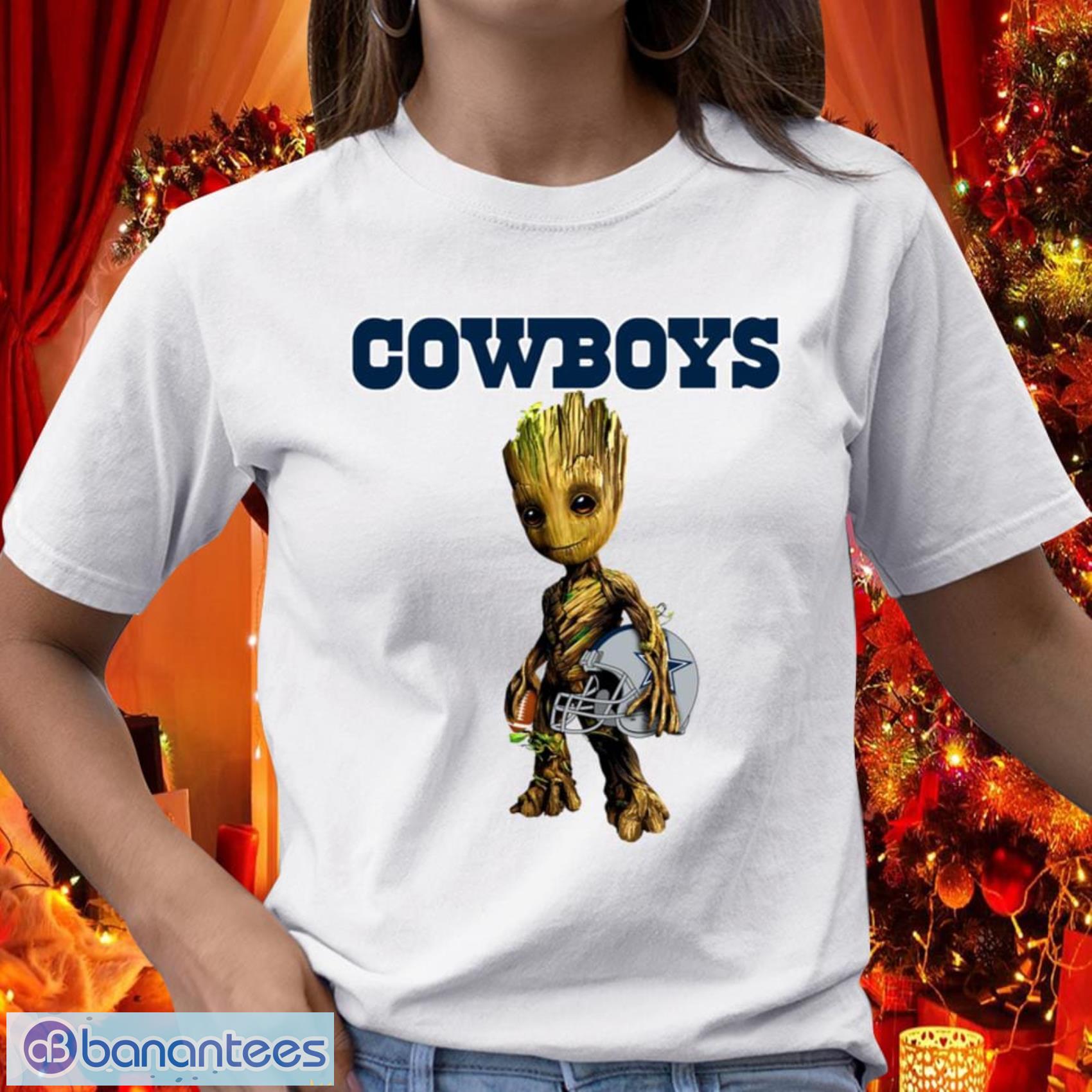Dallas Cowboys NFL Football Groot Marvel Guardians Of The Galaxy T Shirt -  Banantees