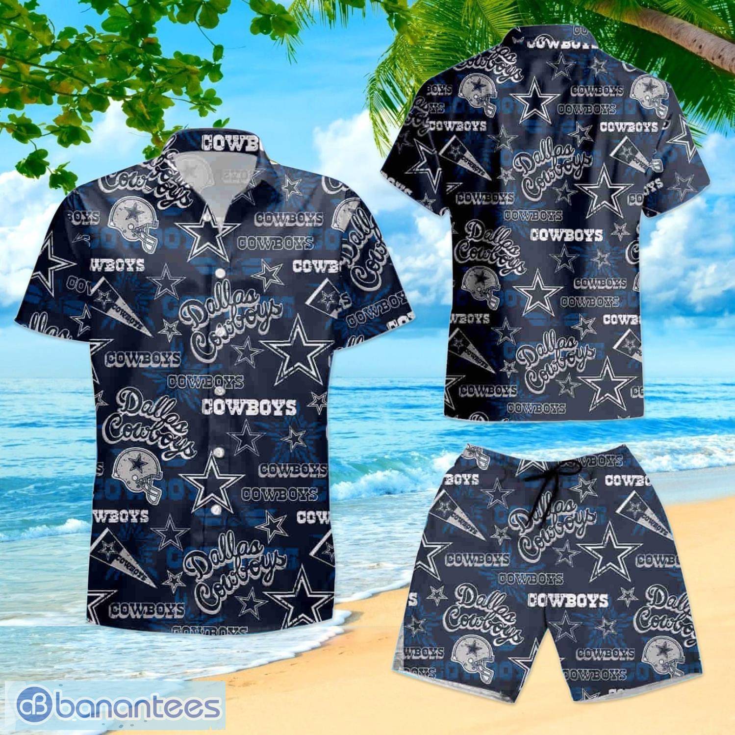 Dallas Cowboys Team Hawaiian Shirt And Shorts Happy Summer Gift