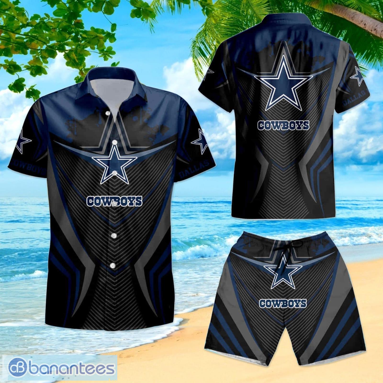 Dallas Cowboys Under Armour Summer Hawaiian Shirt And Shorts