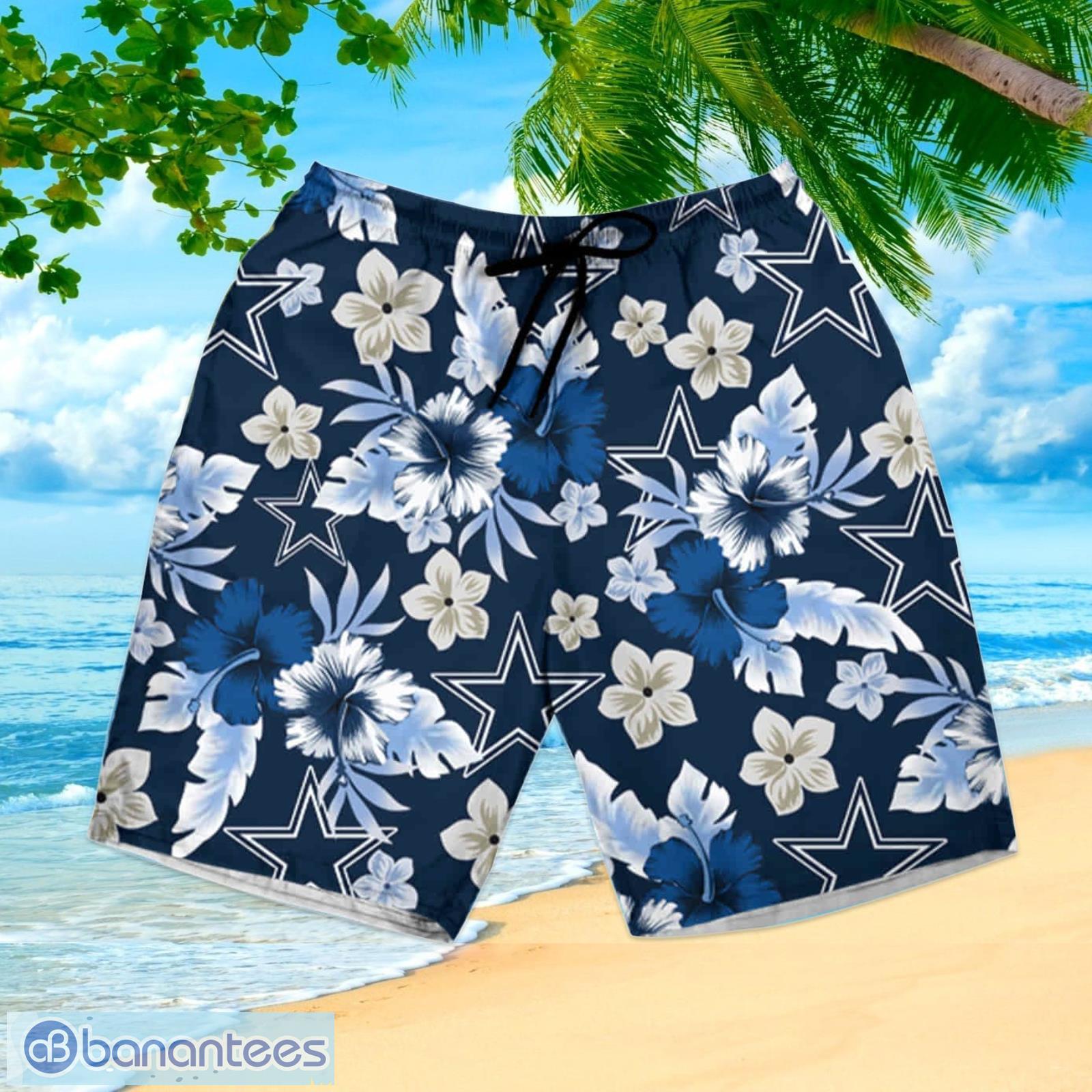 Dallas Cowboys Under Armour Summer Hawaiian Shirt And Shorts - Banantees