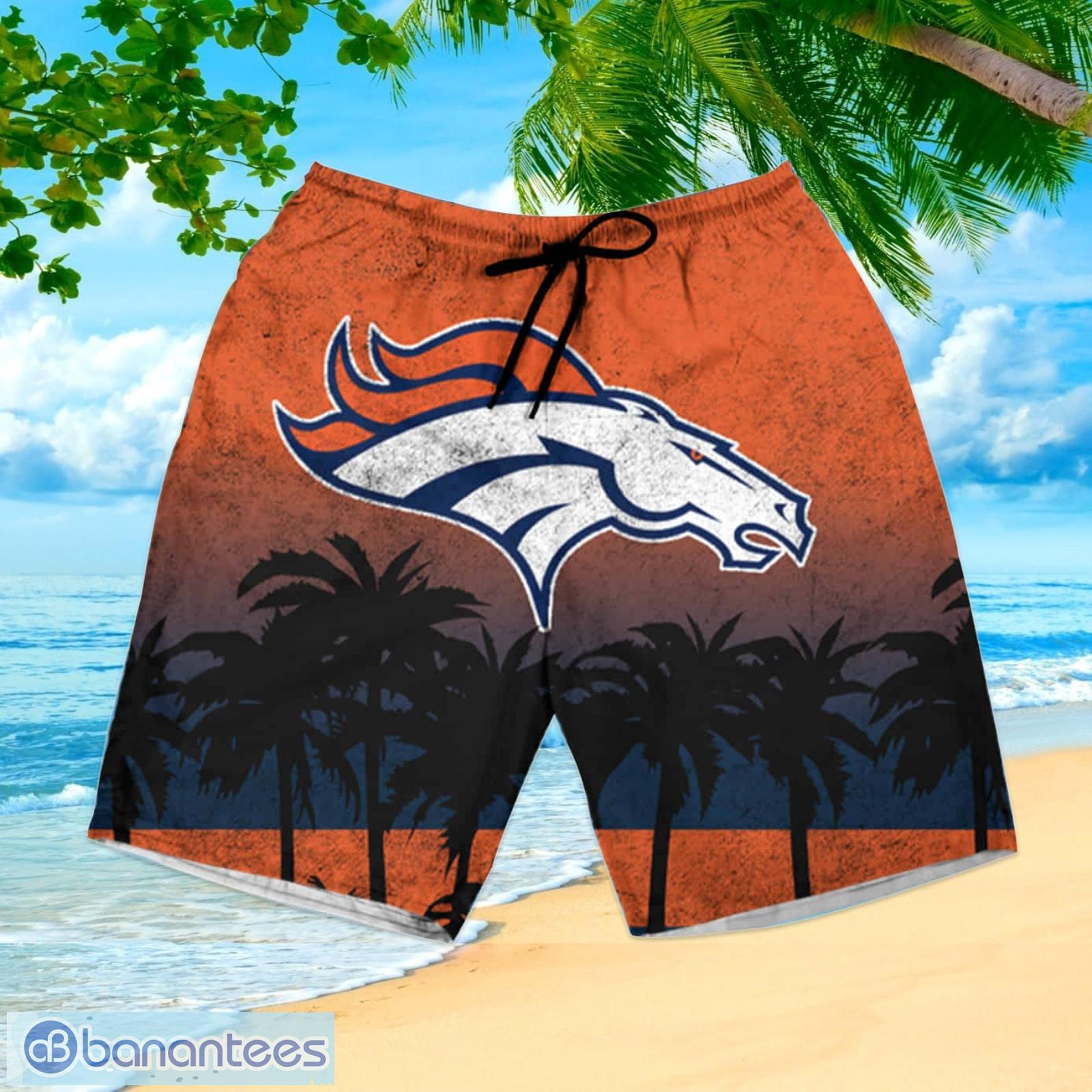 Denver Broncos Nfl 2 Summer Hawaiian Shirt And Shorts - Banantees
